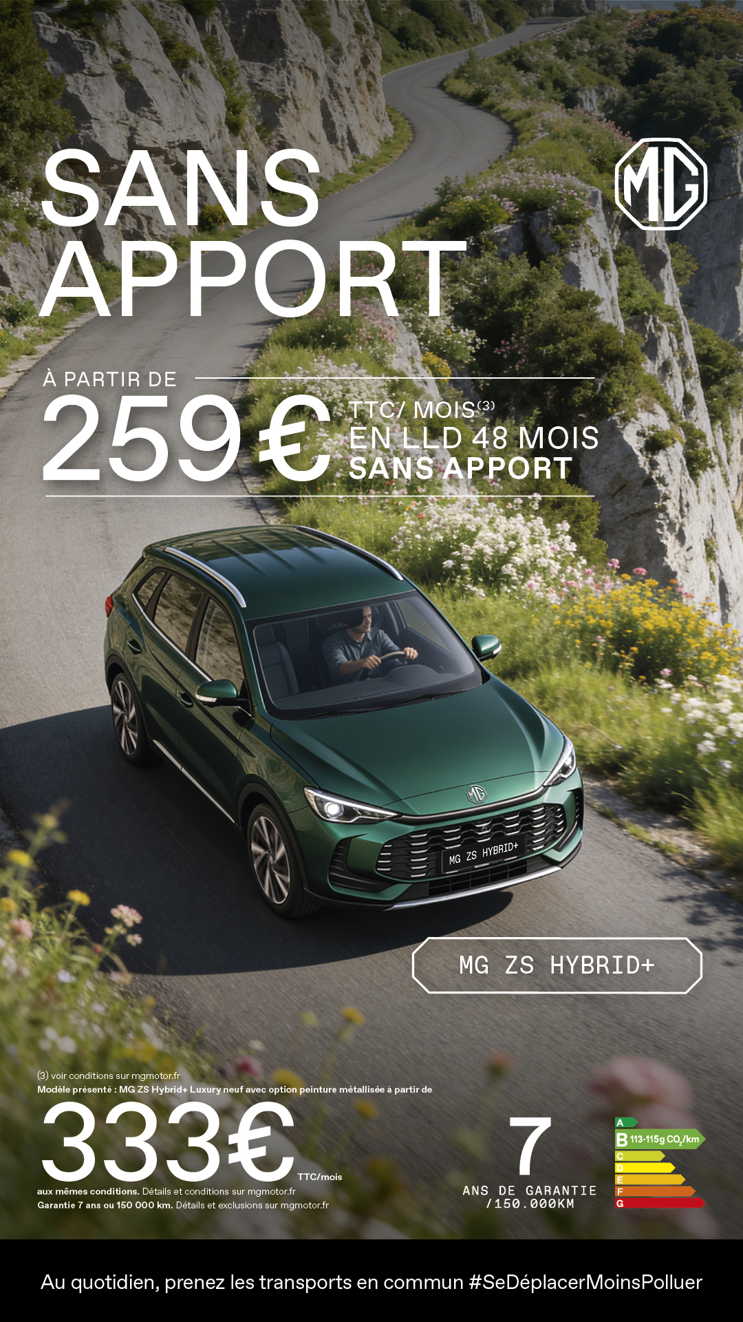 MG Motor France Facebook ad