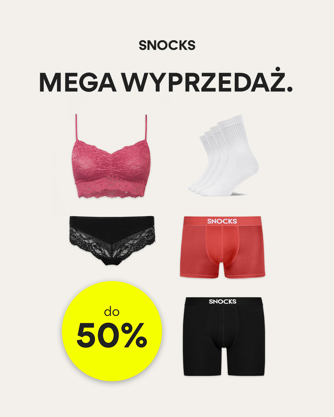Snocks Facebook ad