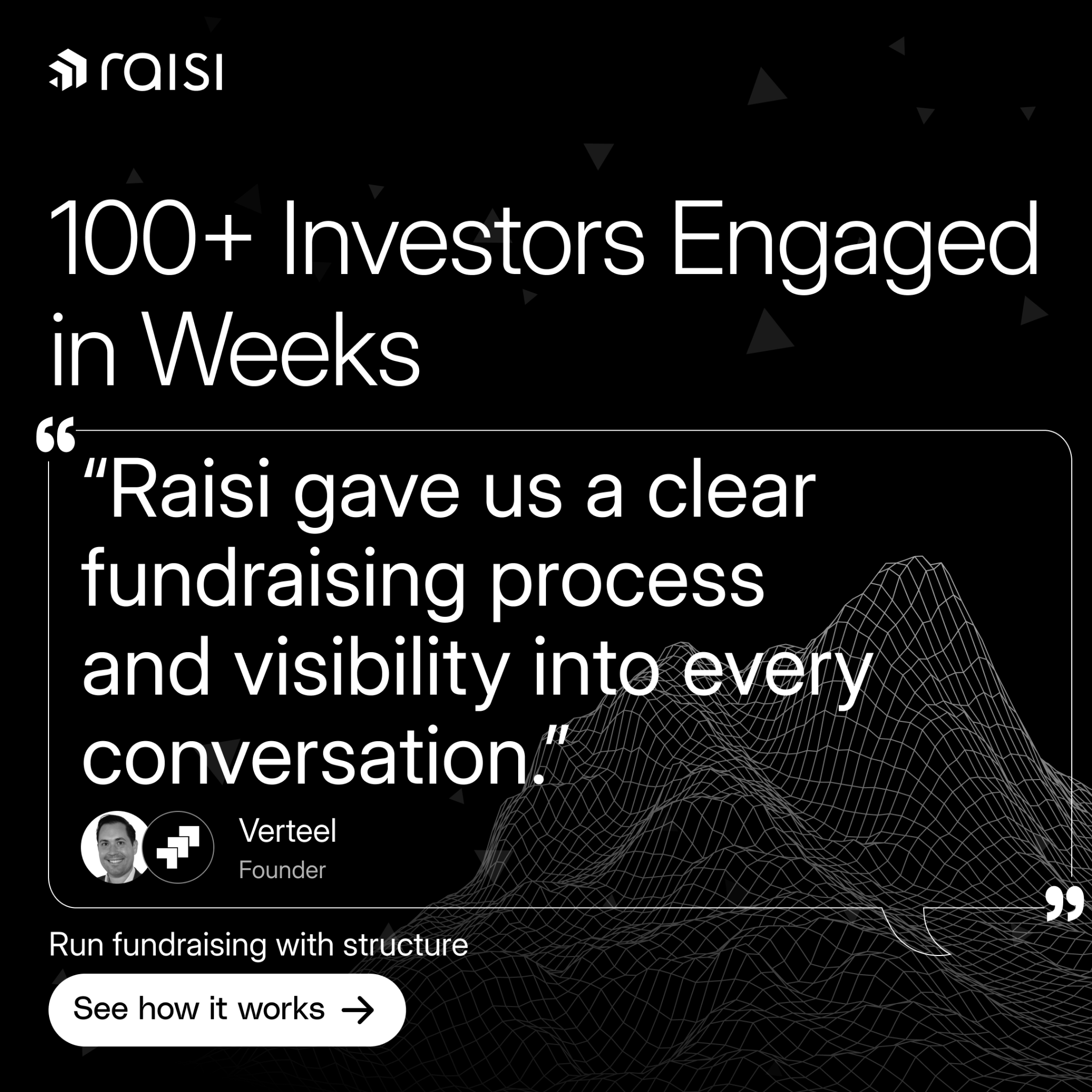 Raisi Facebook ad: Fundraising Superintelligence