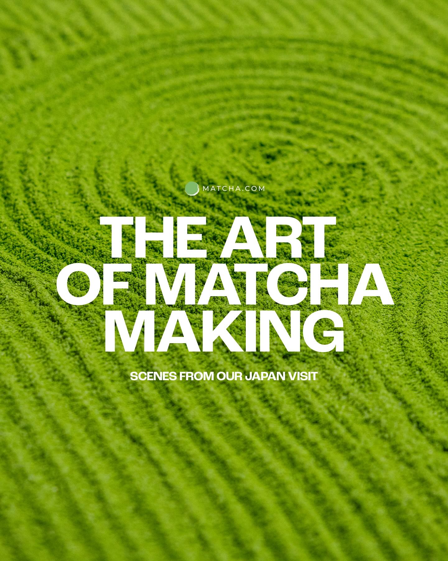Matcha.com Facebook ad: From leaf to cup-this is the matcha ritual…