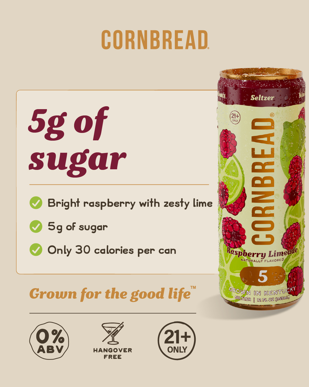 Drink Cornbread Facebook ad