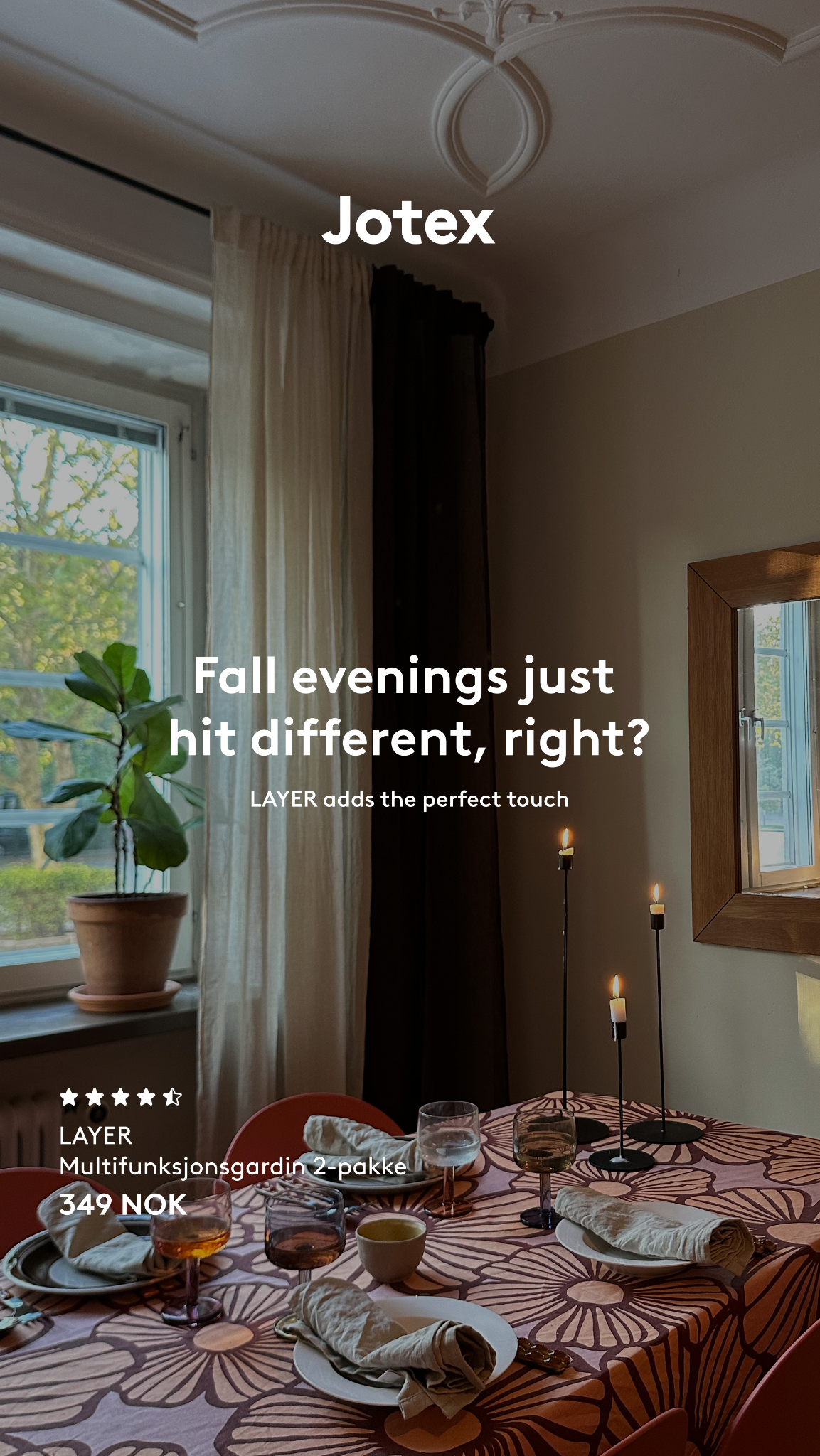 Jotex Facebook ad