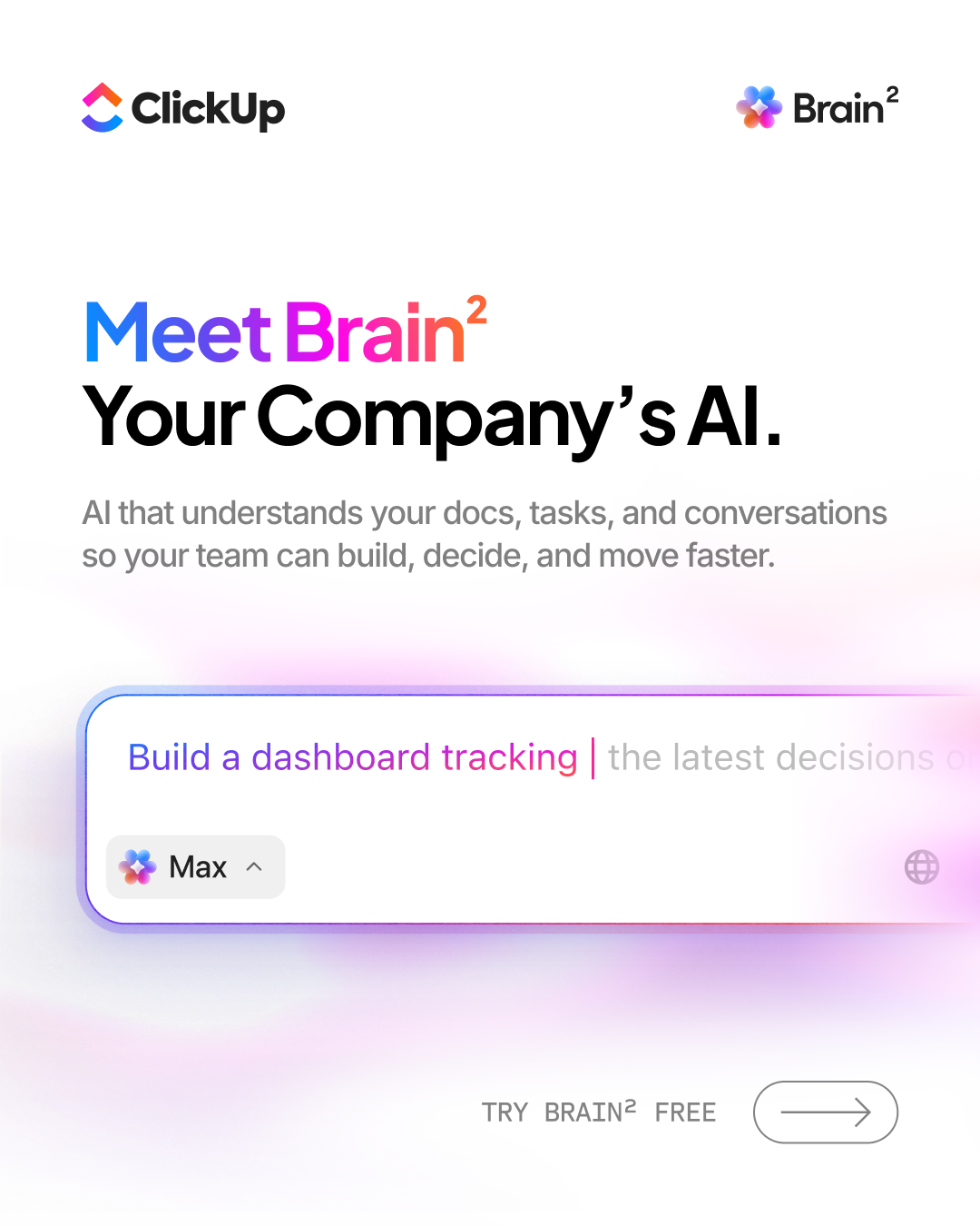ClickUp Facebook ad