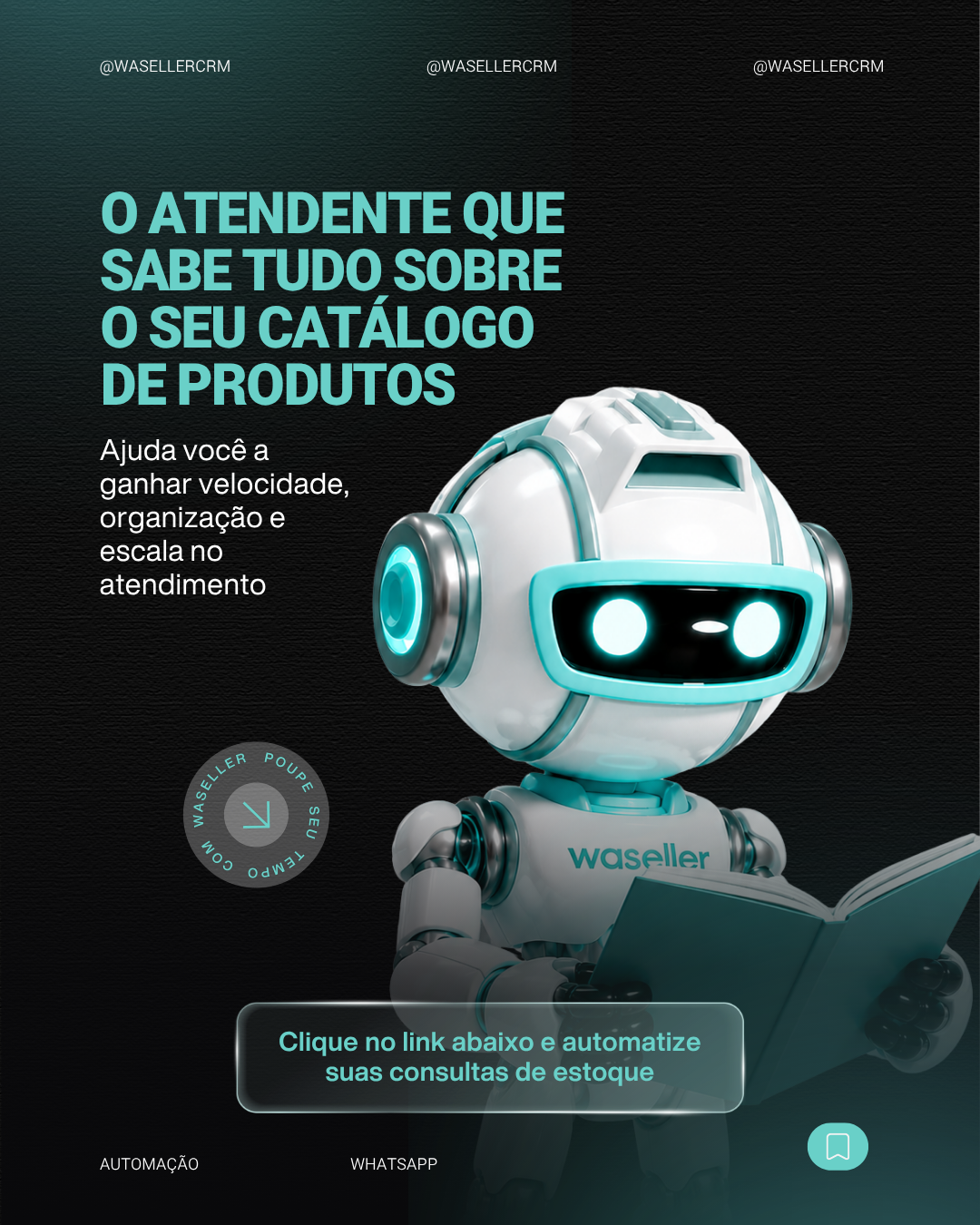 Waseller Facebook ad: Teste grátis