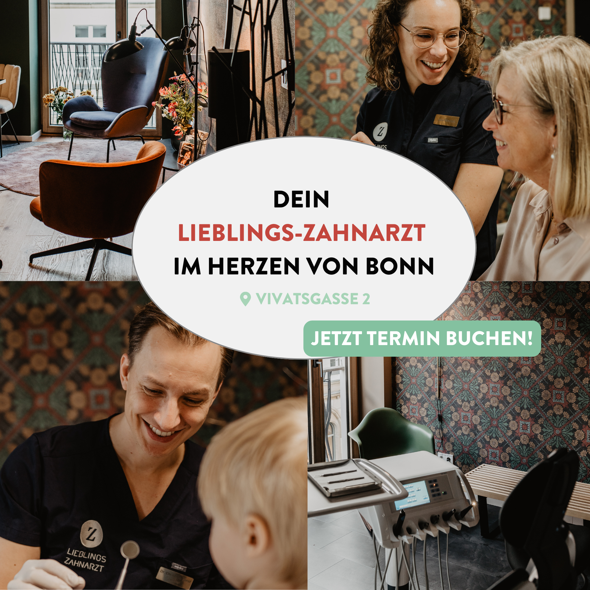 Lieblings-Zahnarzt Bonn Facebook ad from Dec 2, 2025