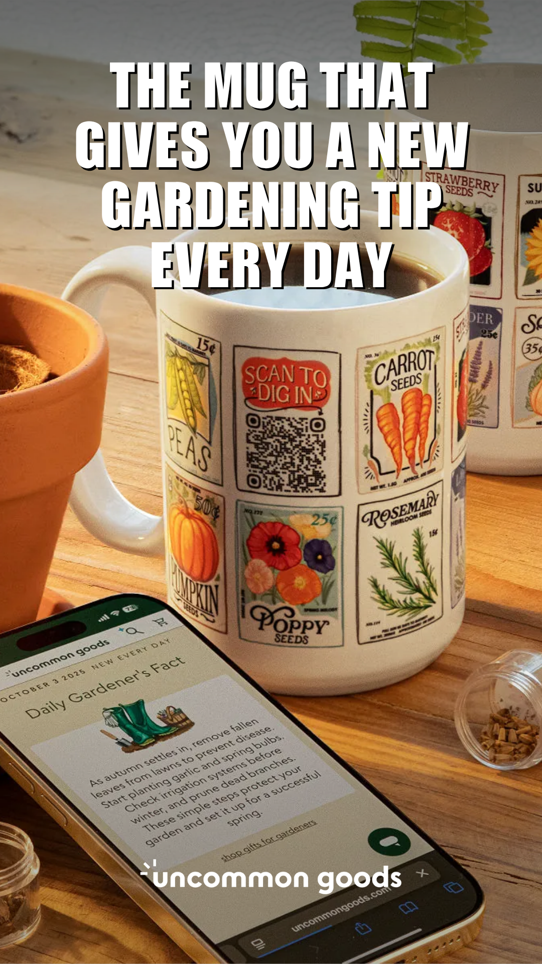 Uncommon Goods Facebook ad