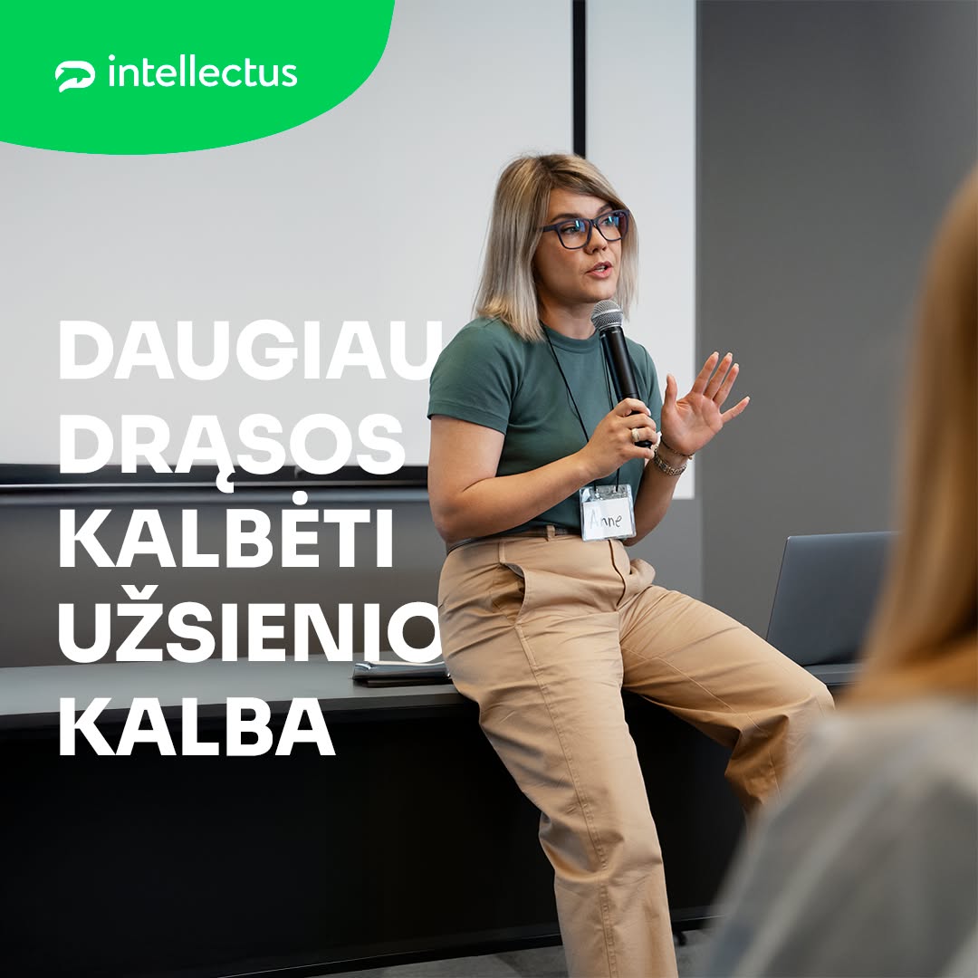 Anglų kalbos mokykla „Intellectus“ Facebook ad