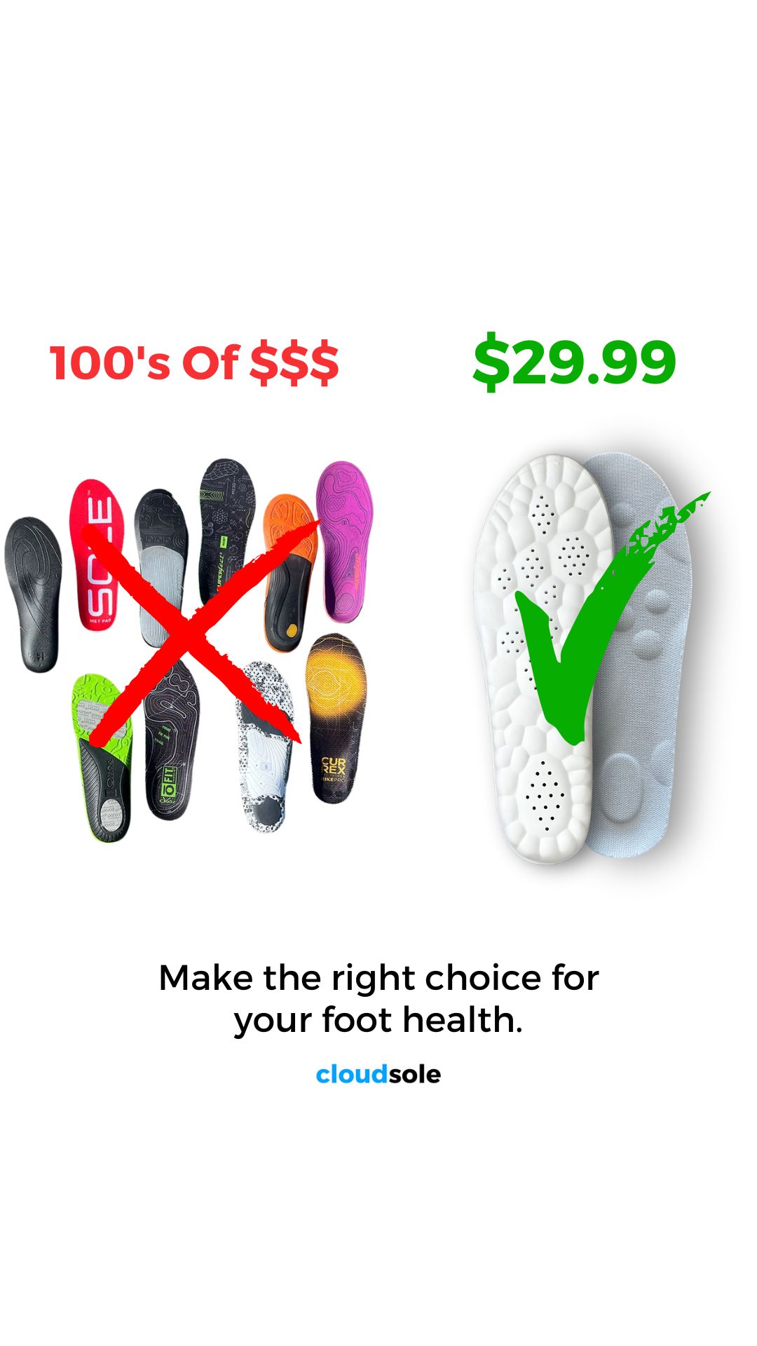 CloudSole Facebook ad
