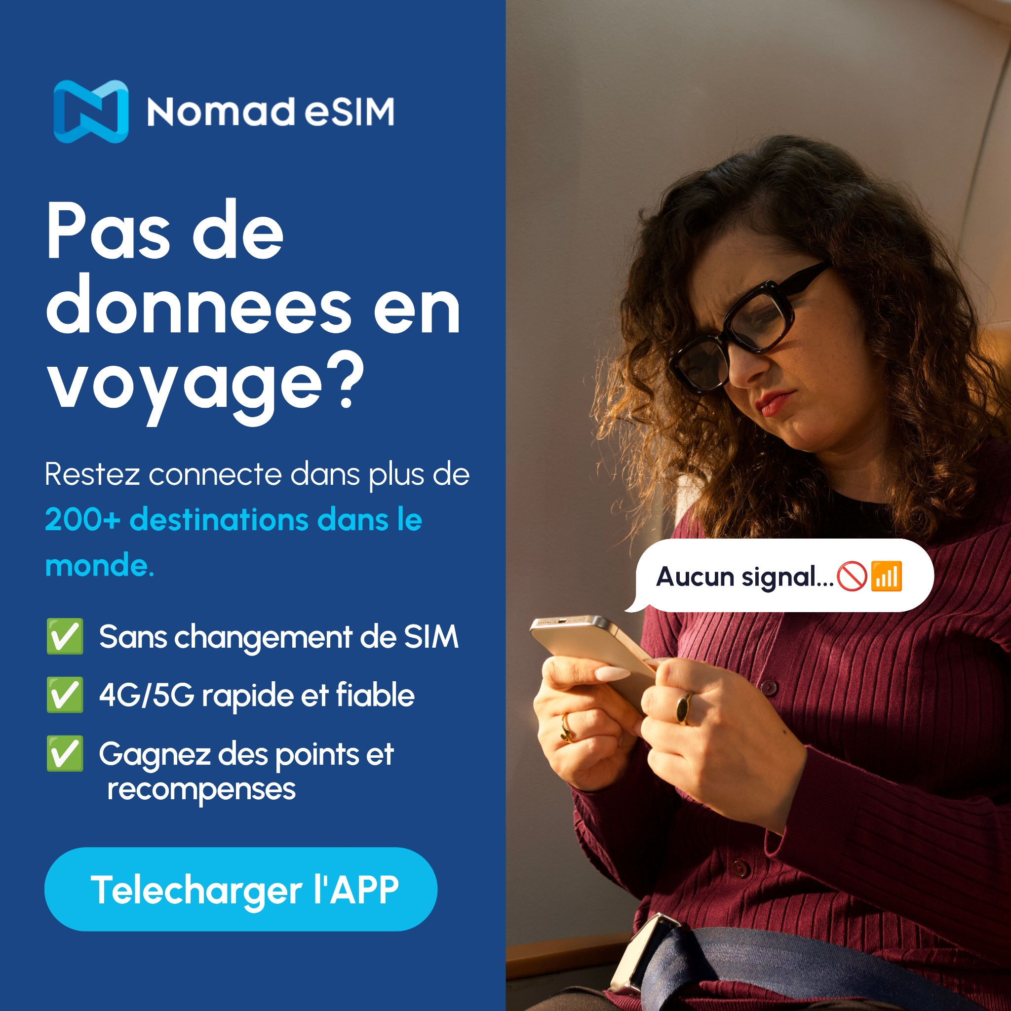 Nomad Esim Facebook ad