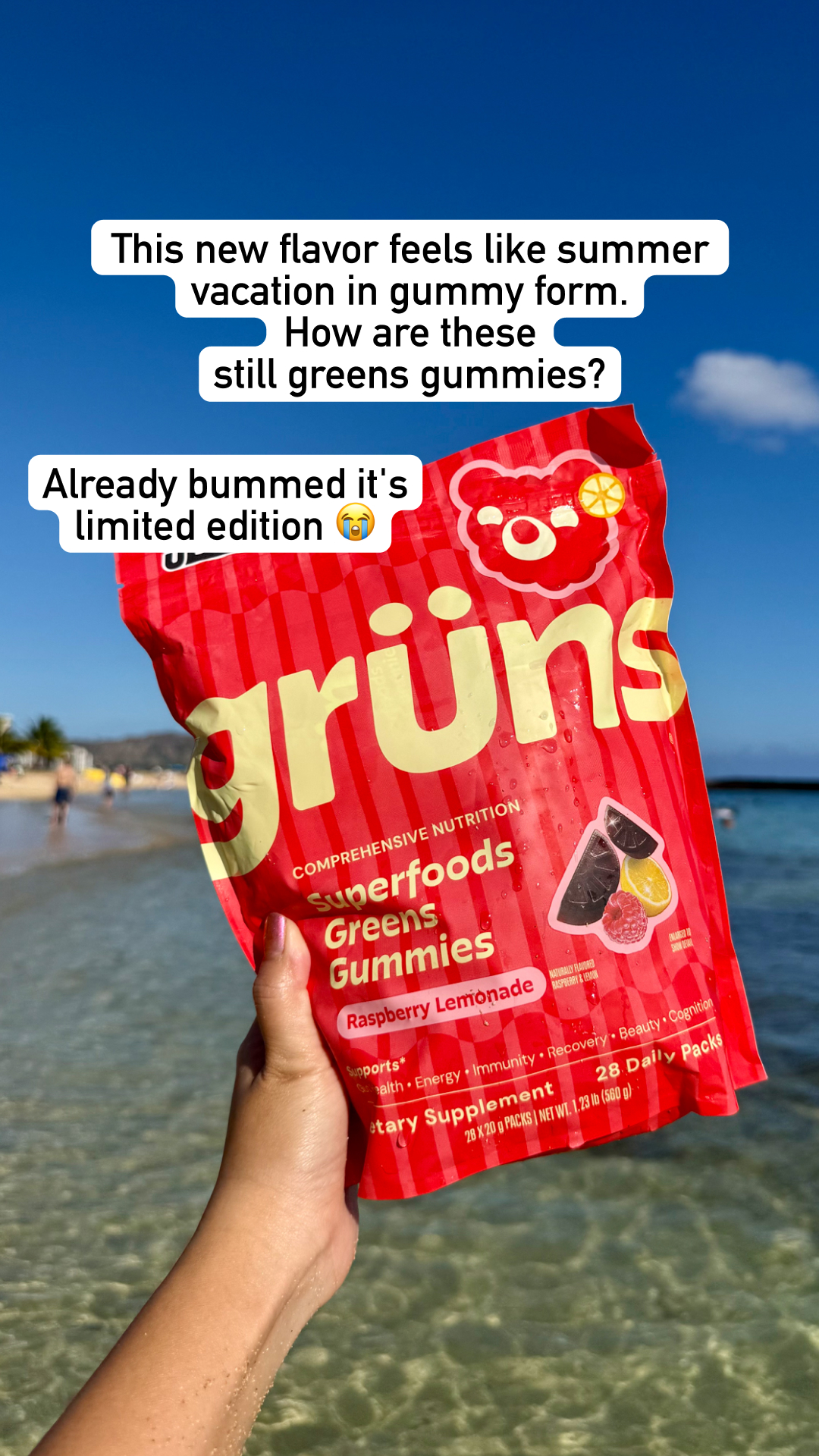Grüns Facebook ad