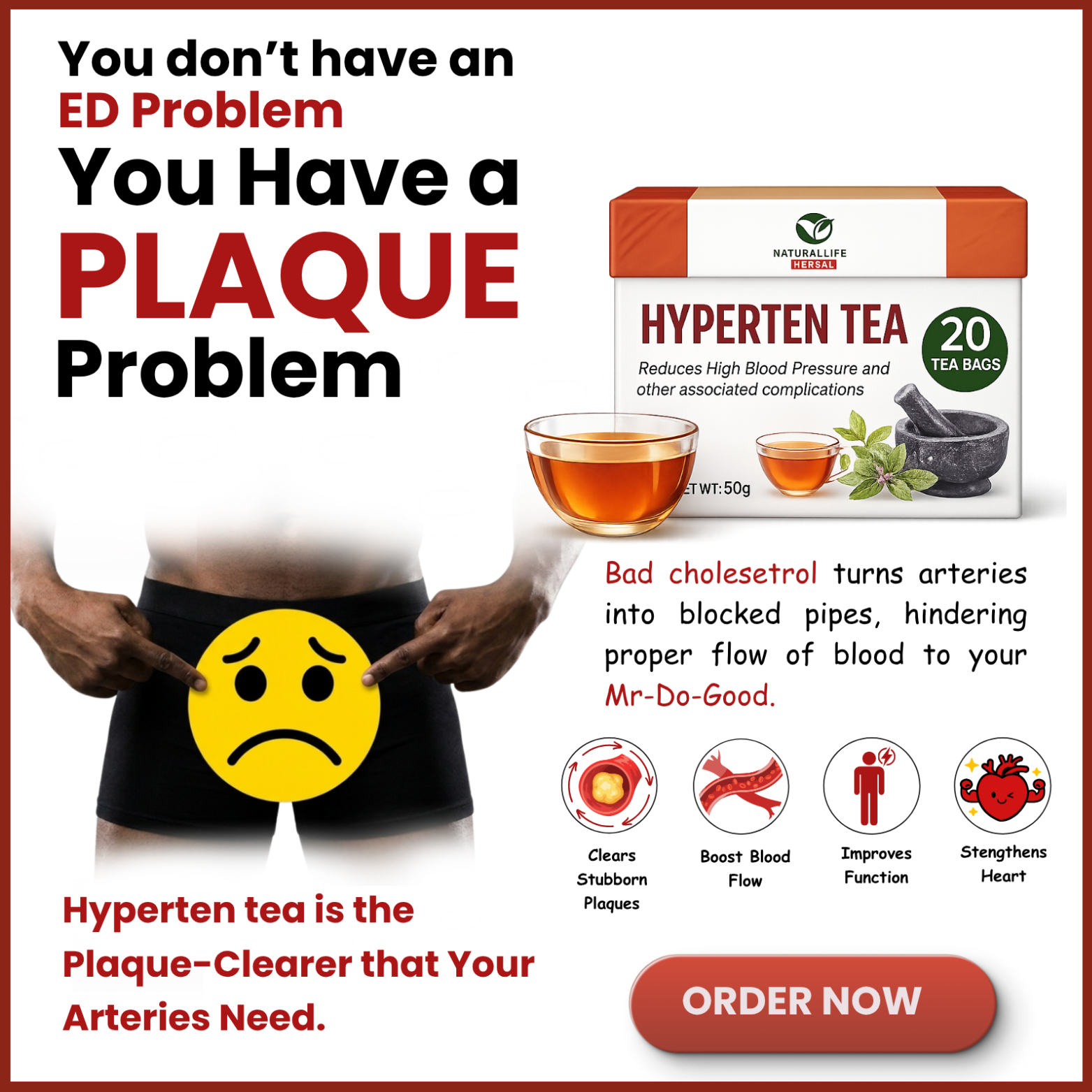 Nature's Gift Facebook ad: Don’t Wait for a Medical Emergency to Wake You Up!