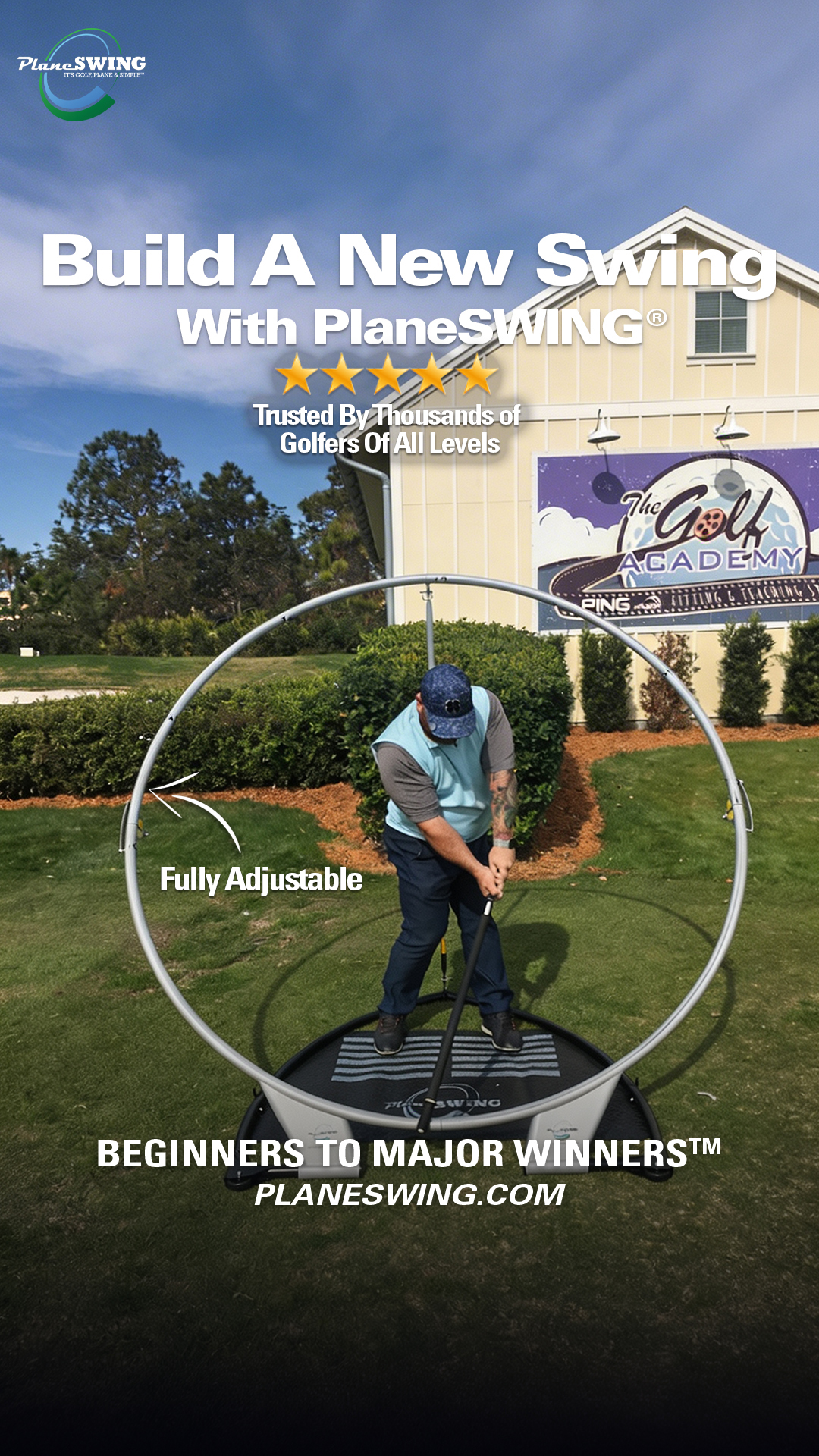 Plane Swing Golf Swing Trainer Facebook ad