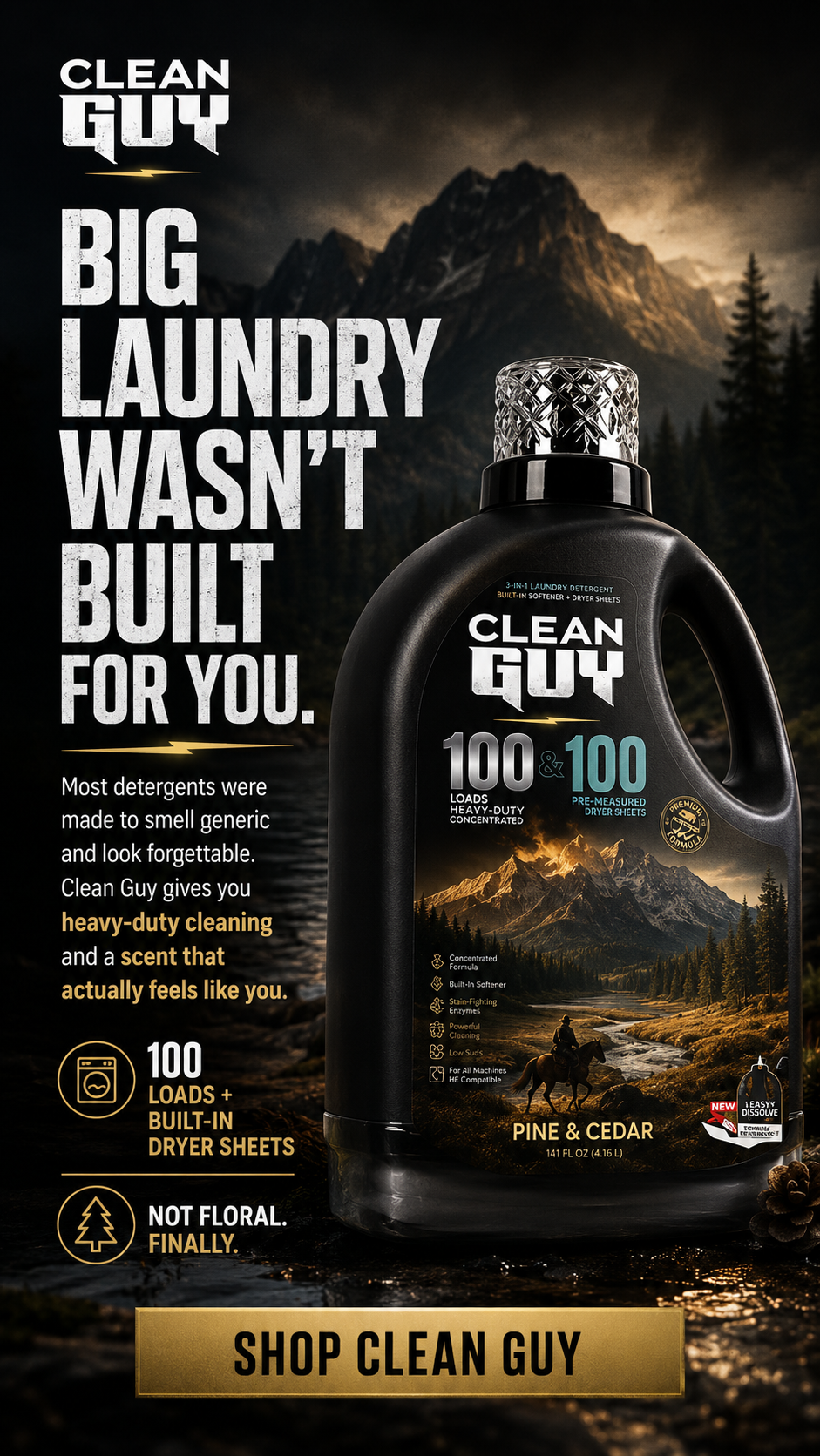Clean Guy Facebook ad