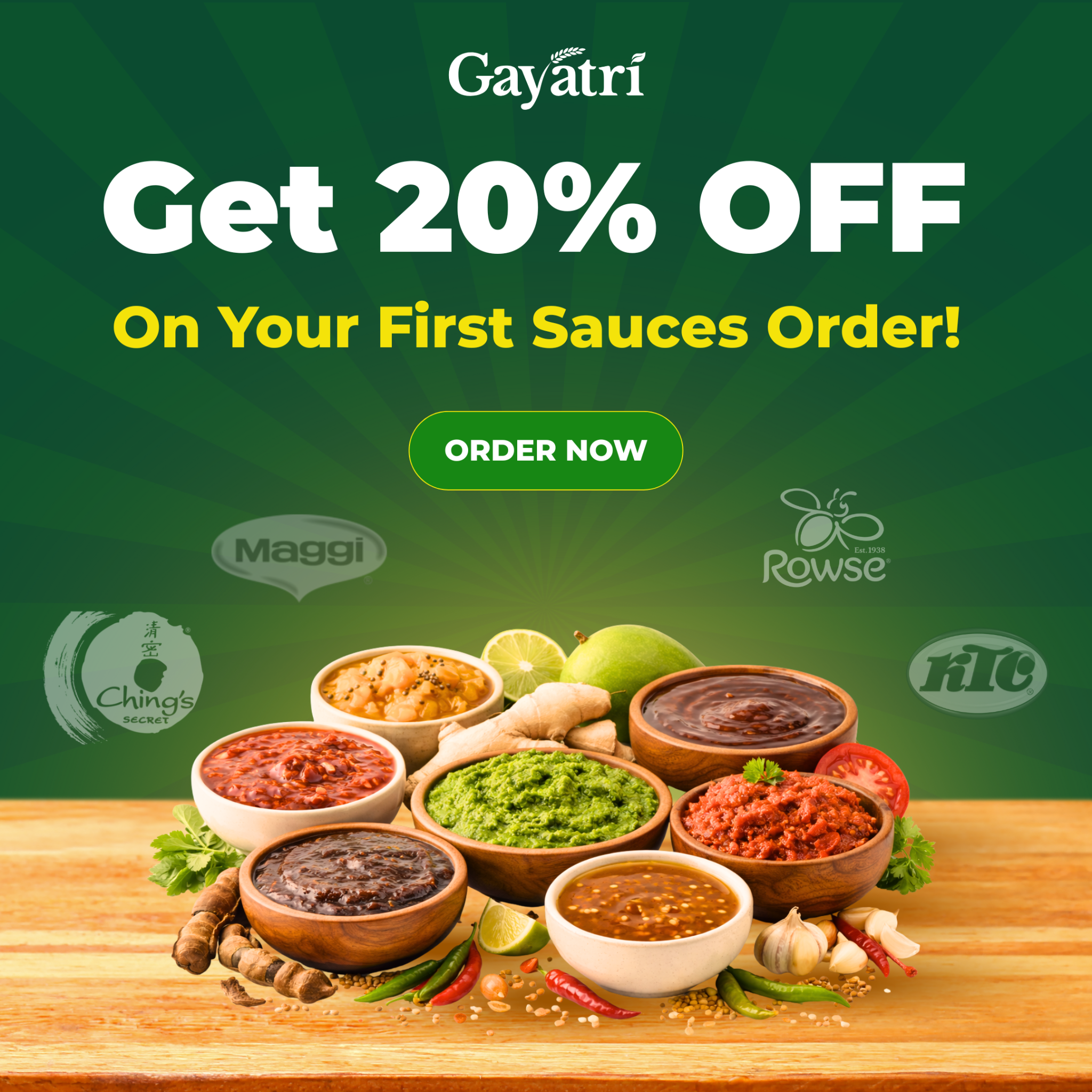 Gayatri Farmer’s Store Facebook ad: Grocery restock just got exciting 20% OFF on…