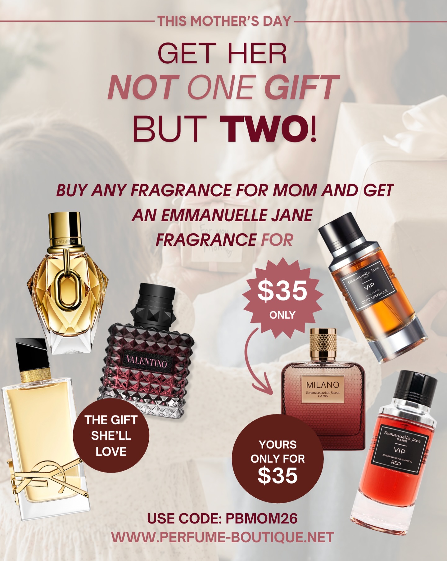 Perfume Boutique Facebook ad