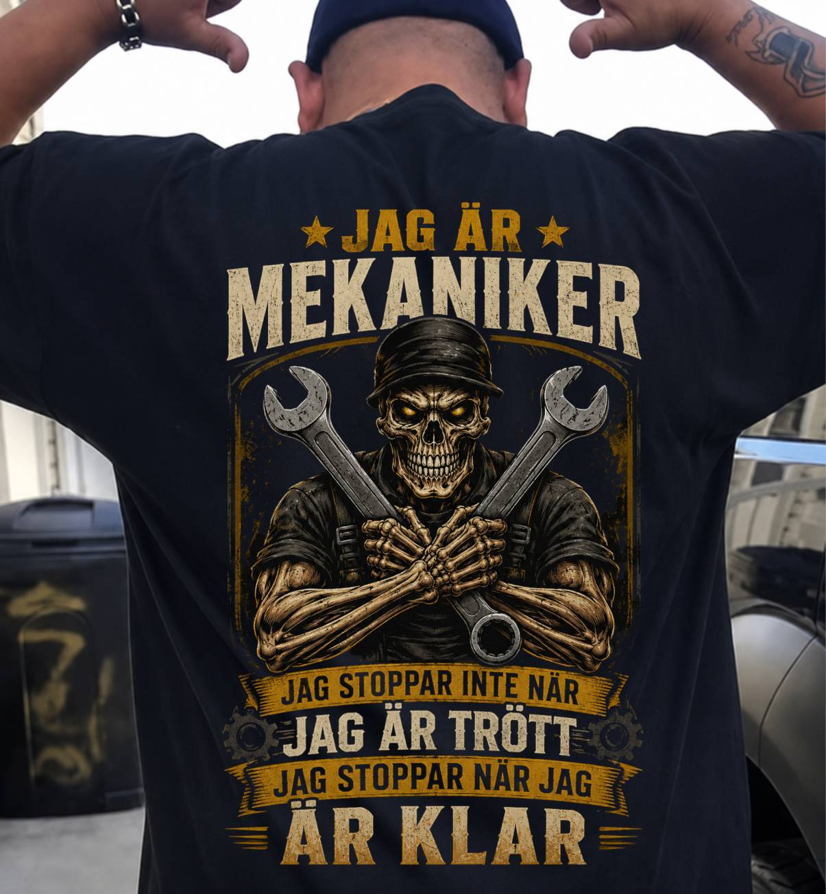 Funny T-shirts Facebook ad: Beställ här: https://teefisk.com/mekanikere