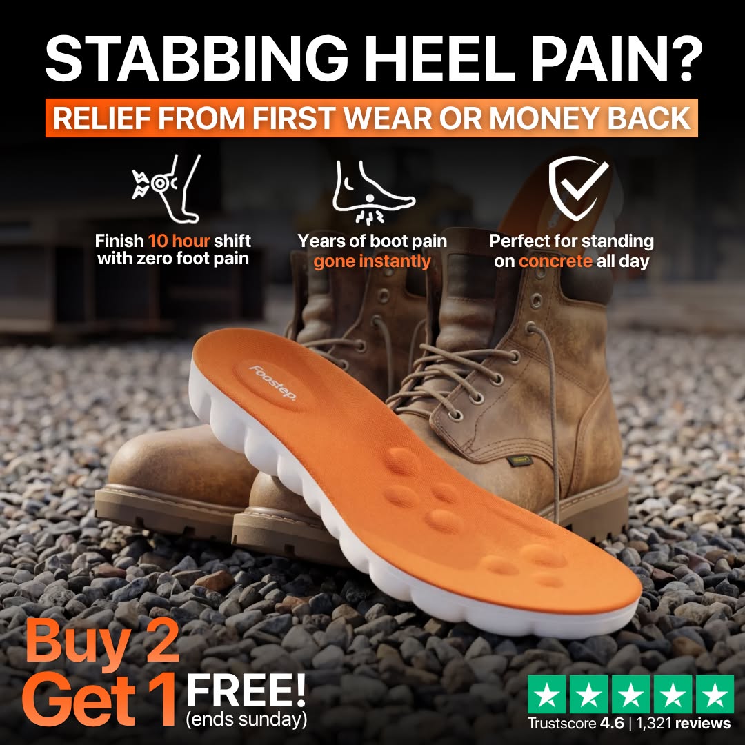 Foostep Facebook ad: Fix Foot Pain at the Root. Without Surgery or Pills.