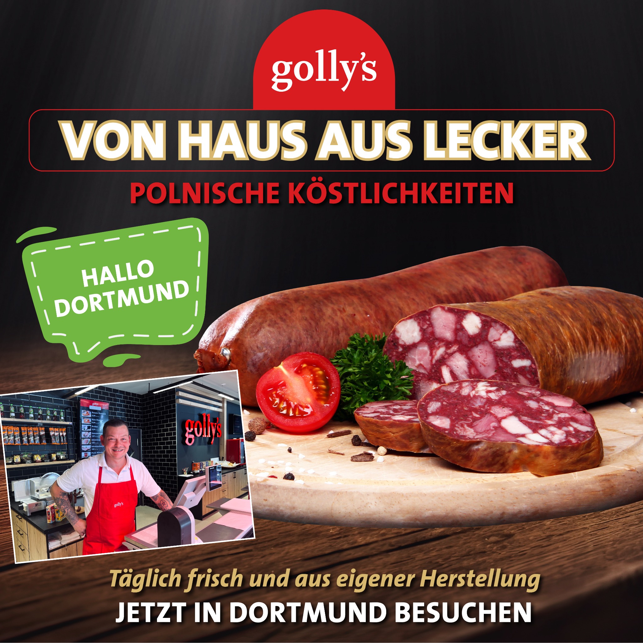 Golly's Spezialitäten Facebook ad