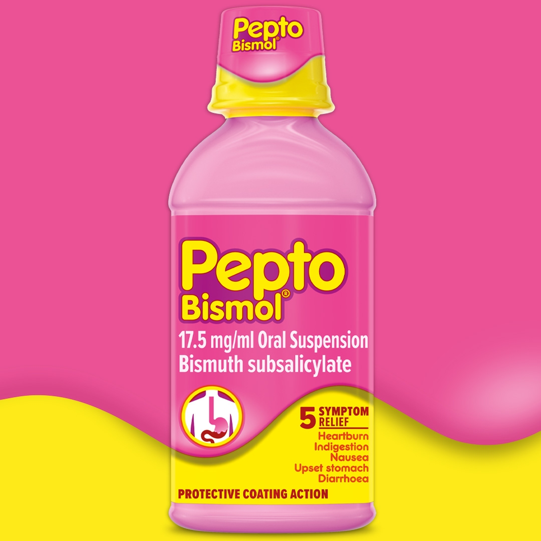 Pepto Bismol UK Facebook ad from Feb 28, 2026