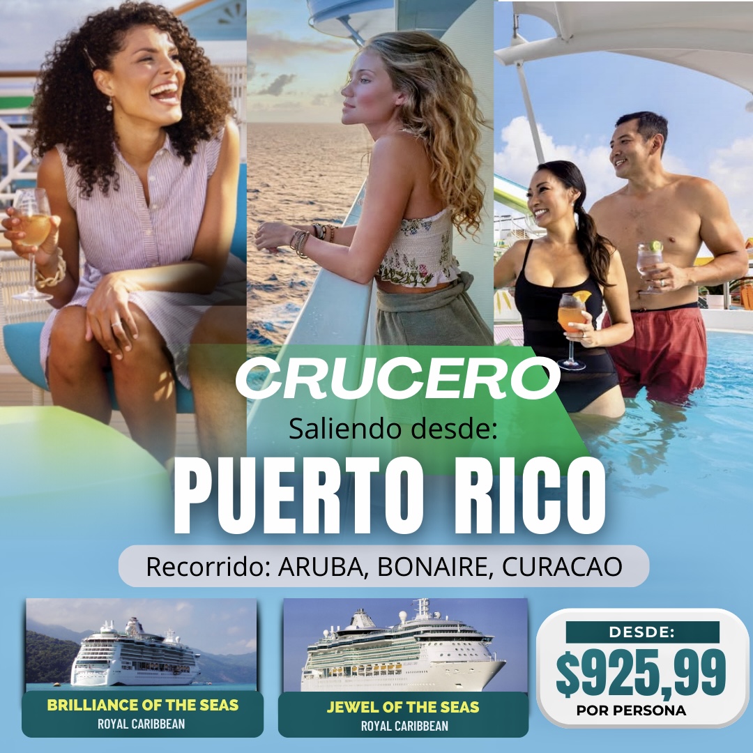 Royal Vacation Cruises Facebook ad: ¡Embárcate en una aventura de lujo con Royal…