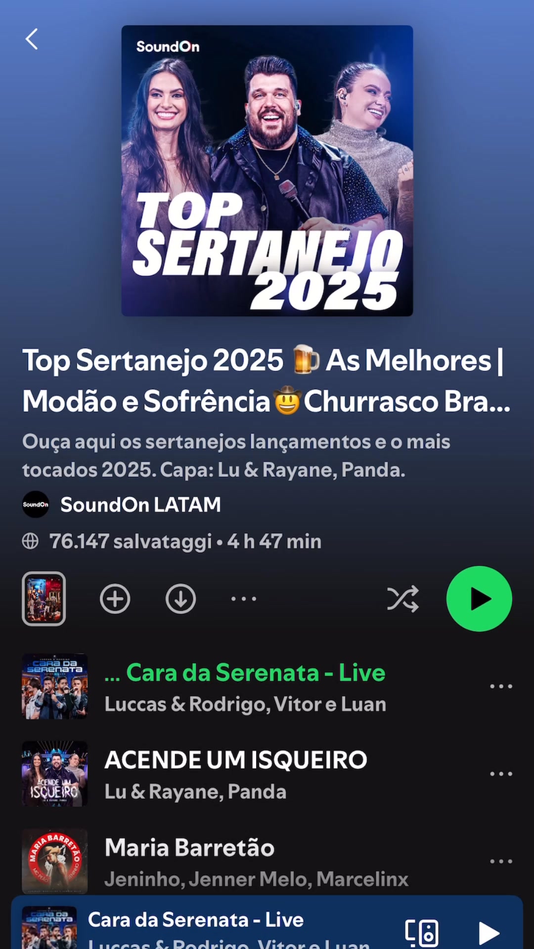 SoundOn BR Facebook ad from Oct 22, 2025