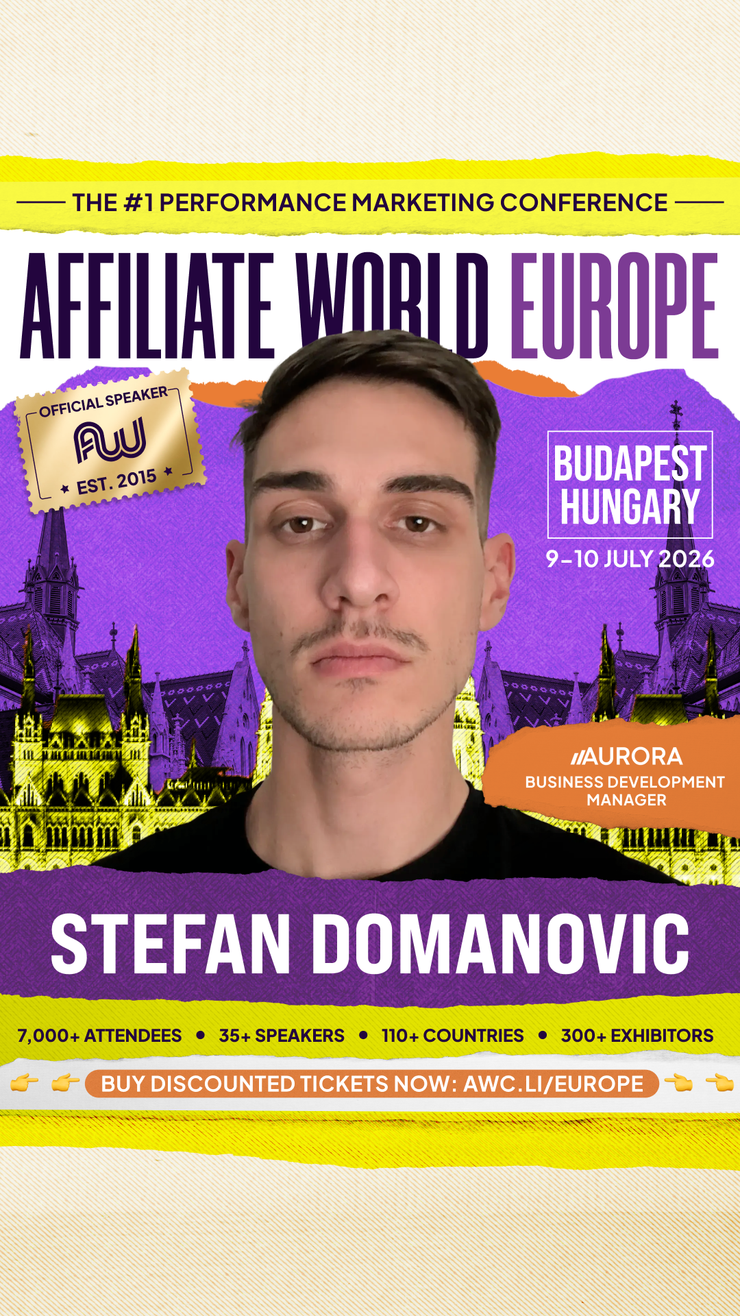 Affiliate World Conferences Facebook ad