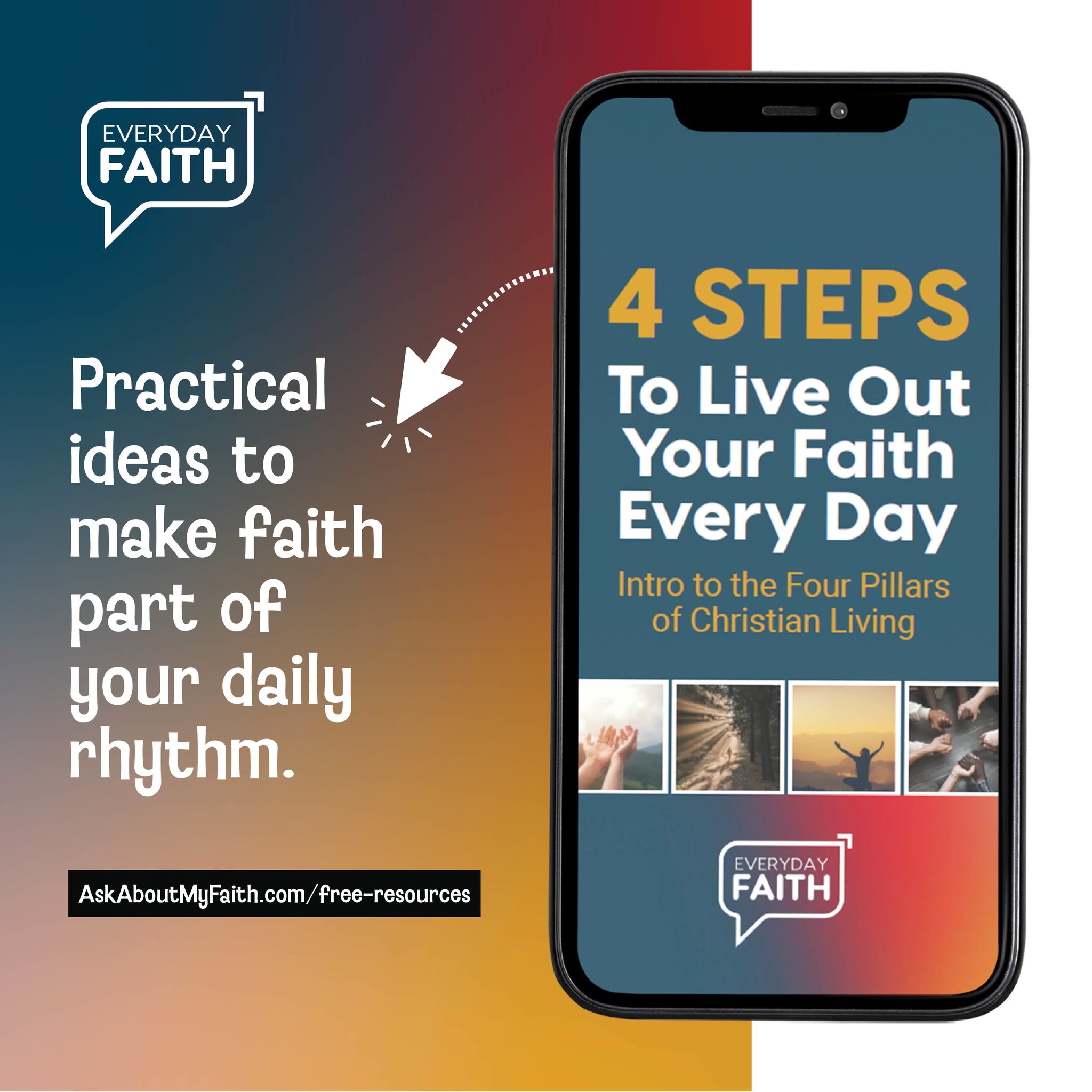 Ask About My Faith Facebook ad: Curious About Jesus?
