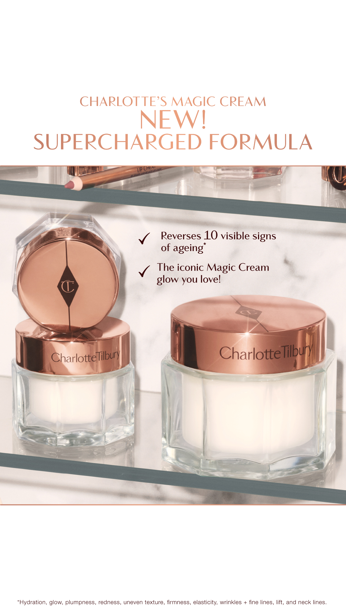 Charlotte Tilbury Skincare Facebook ad