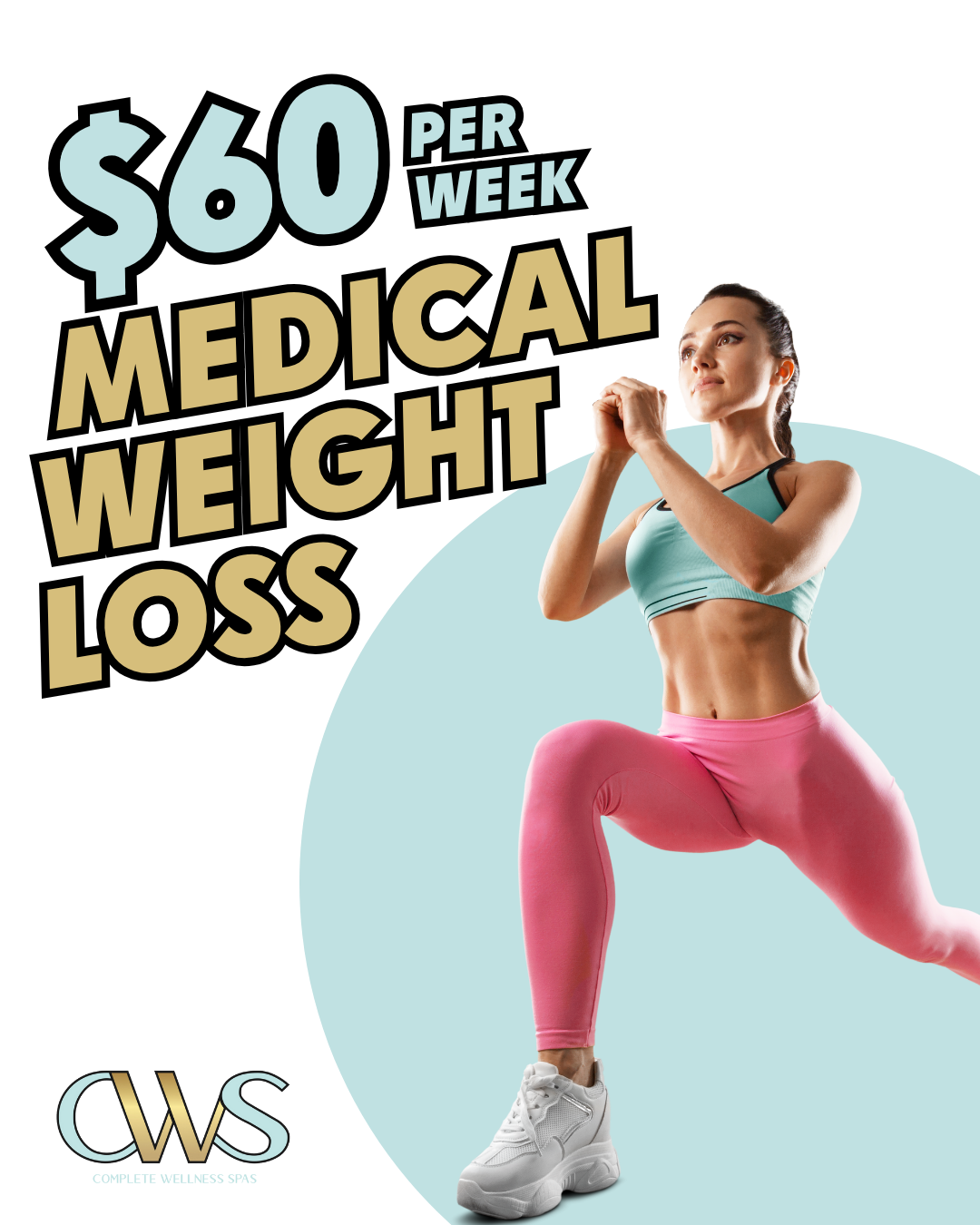 Complete Wellness Spas North Bellmore Facebook ad: Medical Weight Loss for $60/week