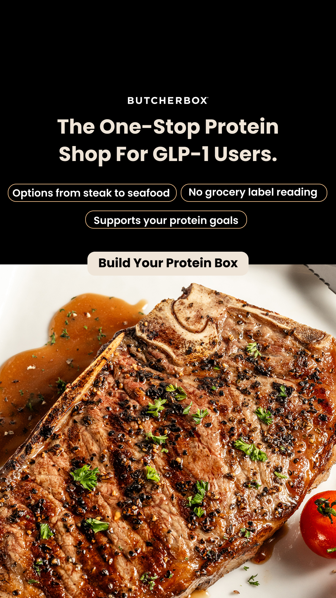 ButcherBox Facebook ad