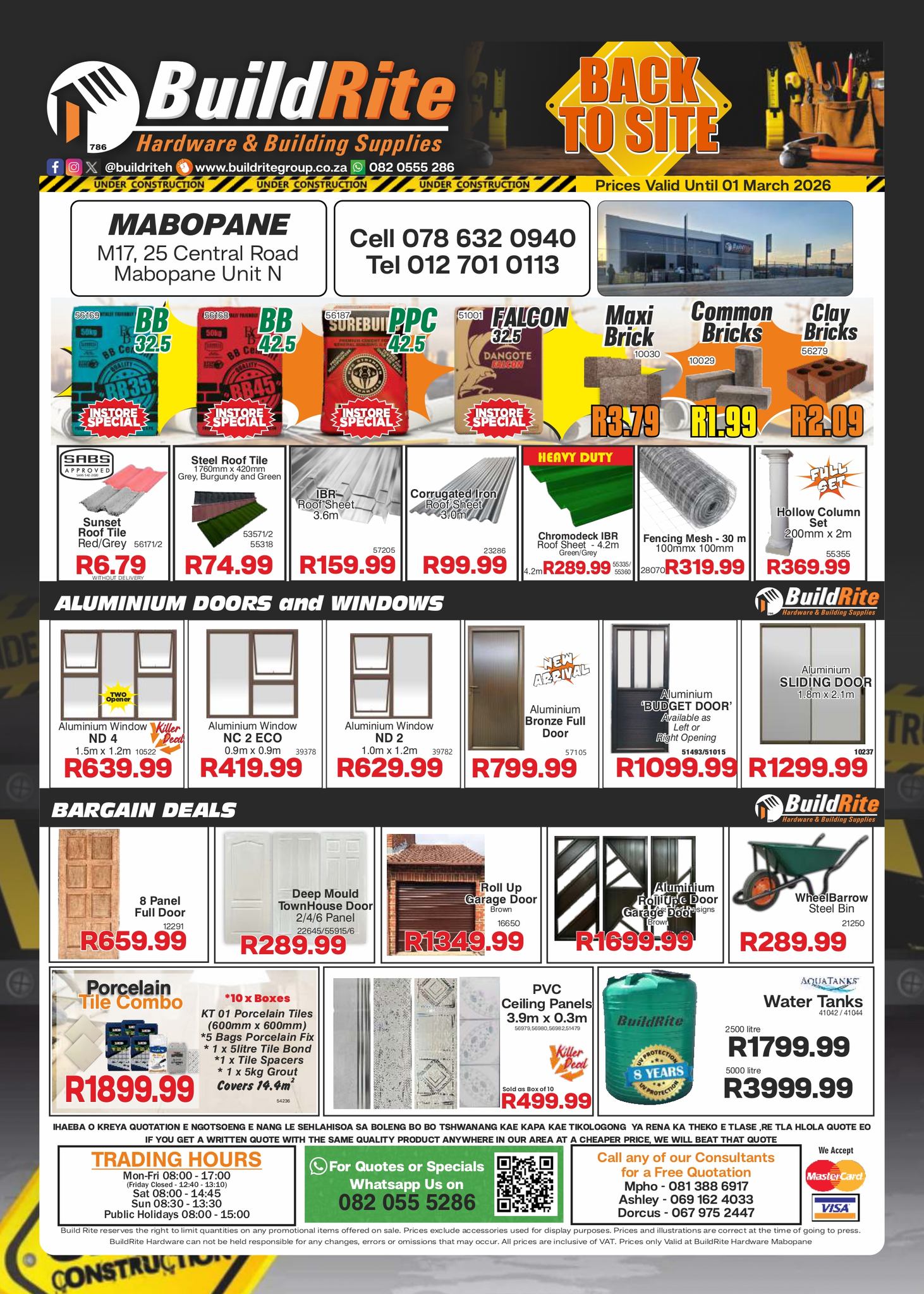 Build Rite Hardware Facebook ad