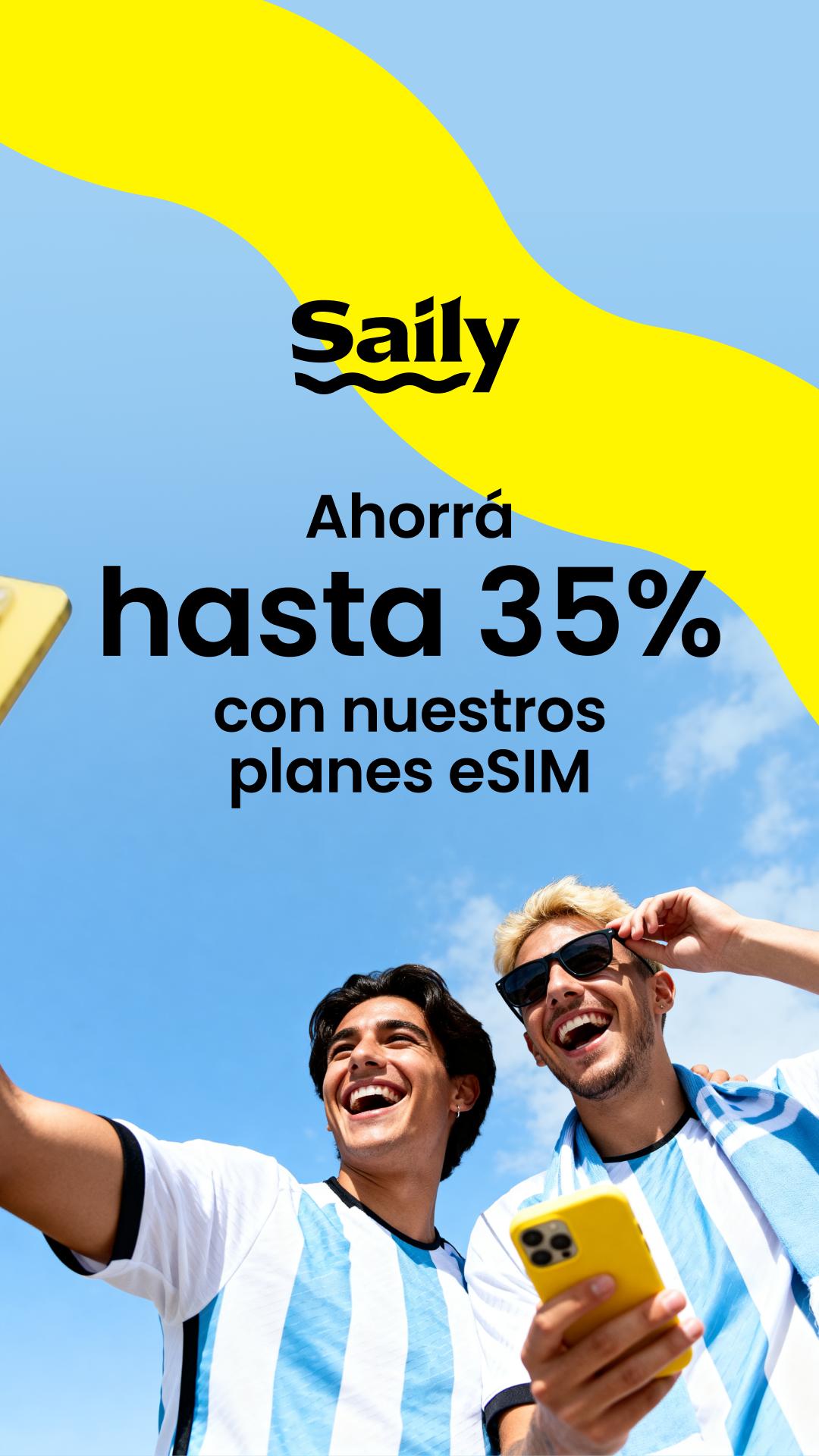 Saily Facebook ad
