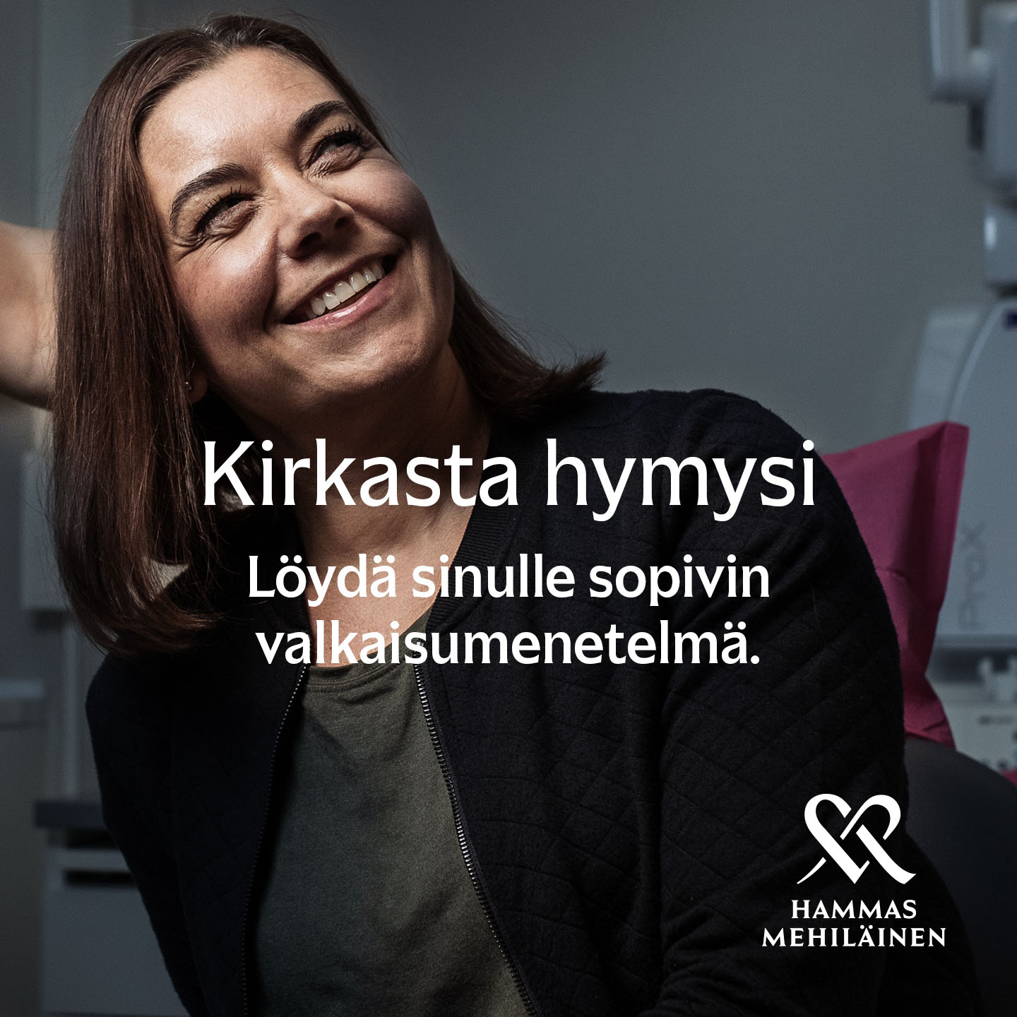 Mehiläinen Facebook ad: Jokainen hymy on erilainen, ja siksi myös hampaiden…