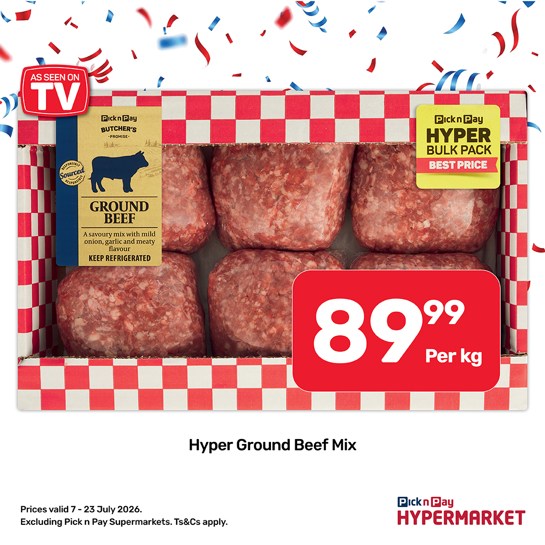 Pick n Pay Hypermarket Facebook ad: Our birthday your chance to WIN.