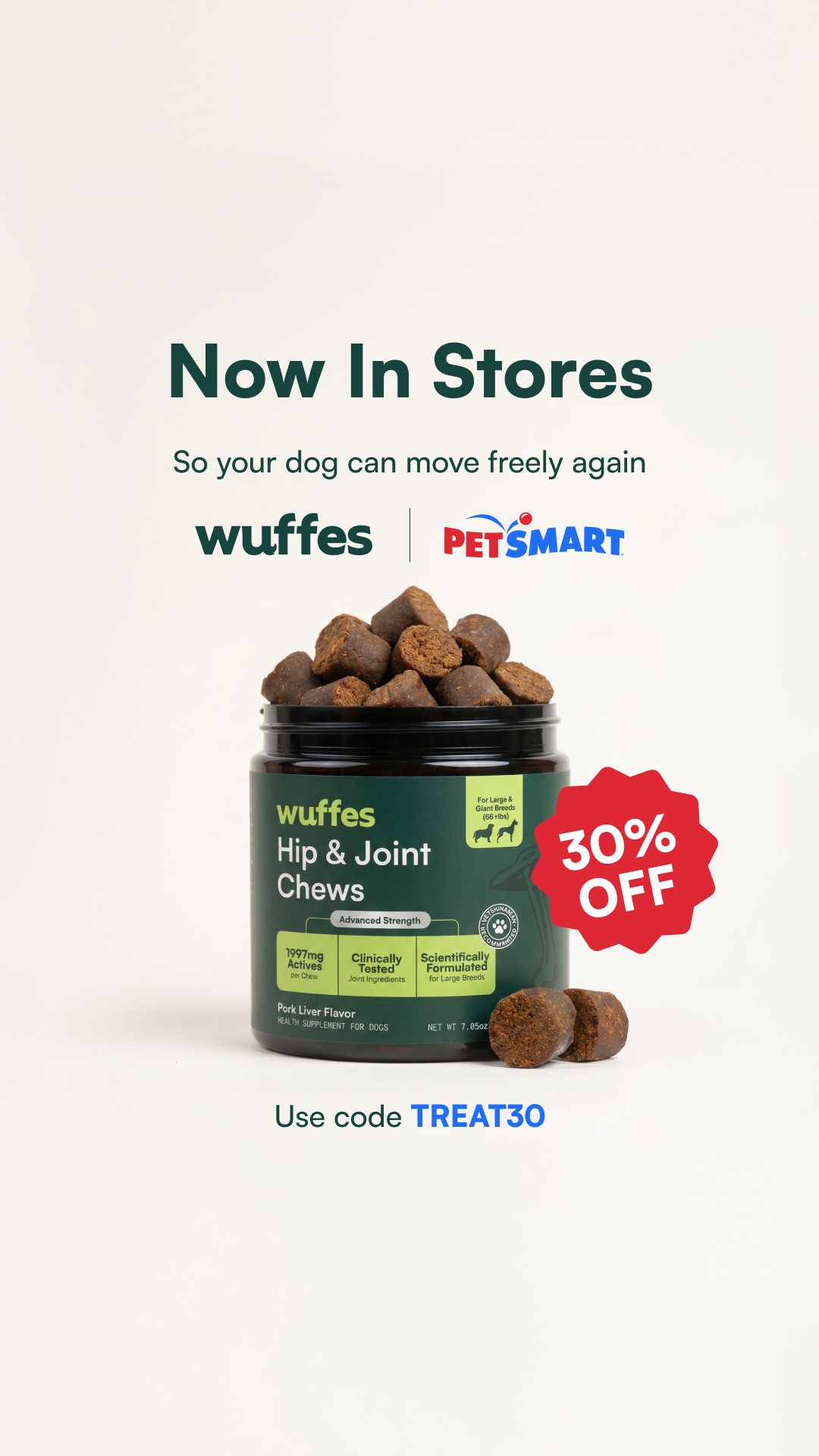 Wuffes Facebook ad