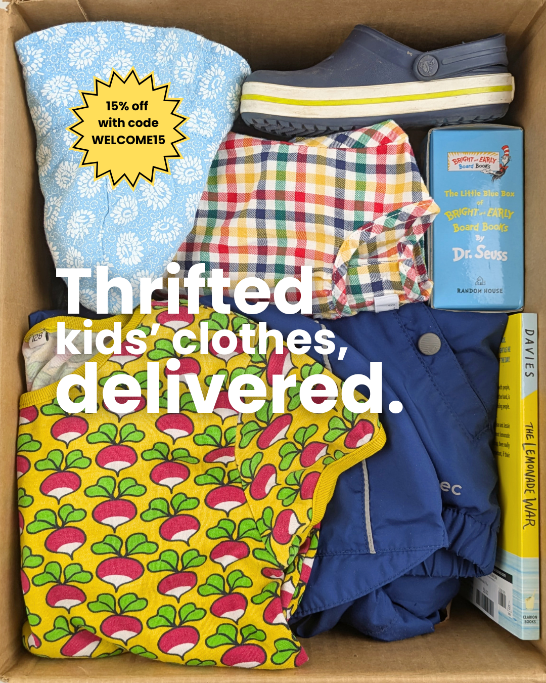 Fabrick Collective Facebook ad: Shop secondhand kids' clothes online |…