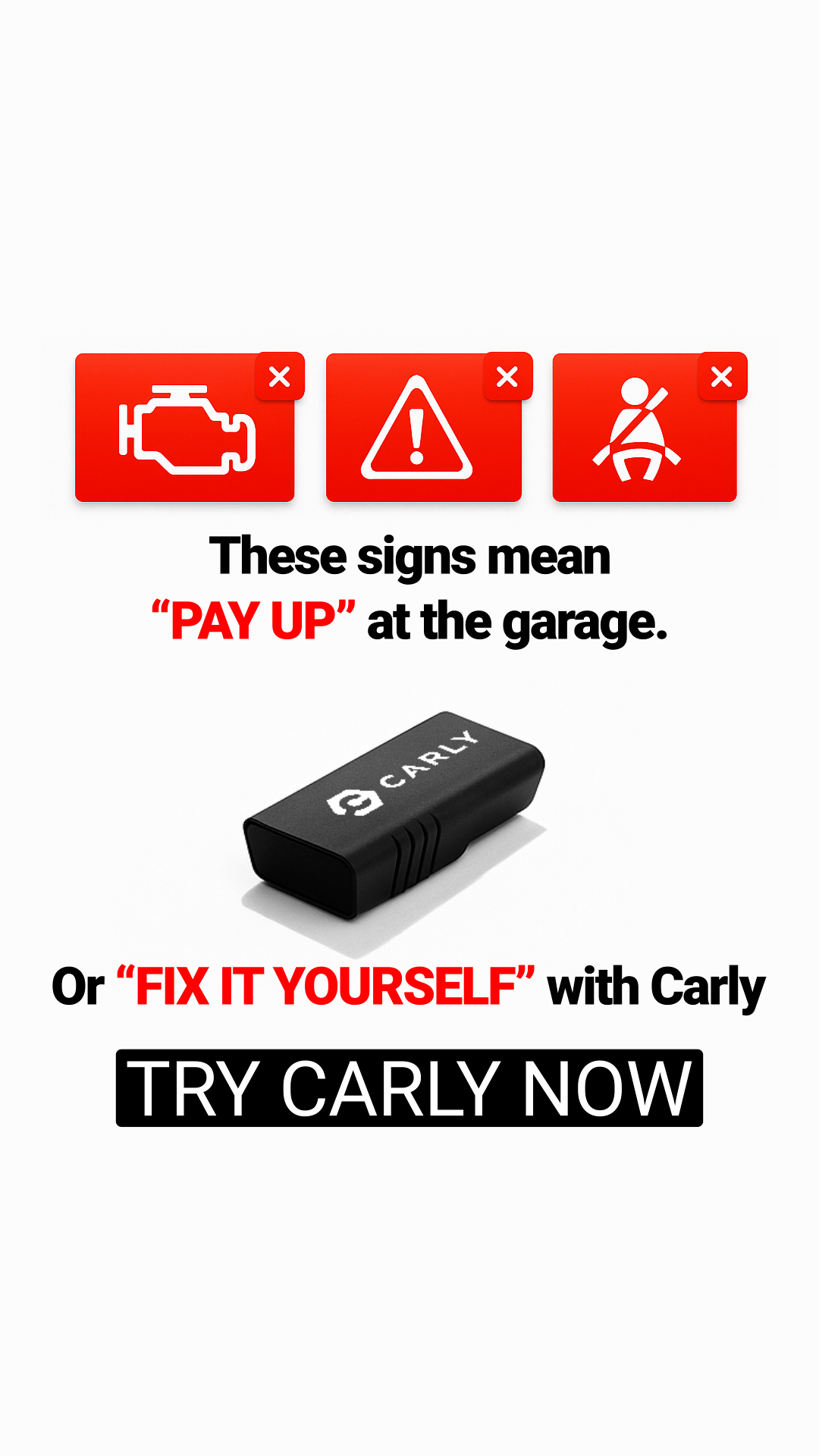 Carly - Connected Car Facebook ad