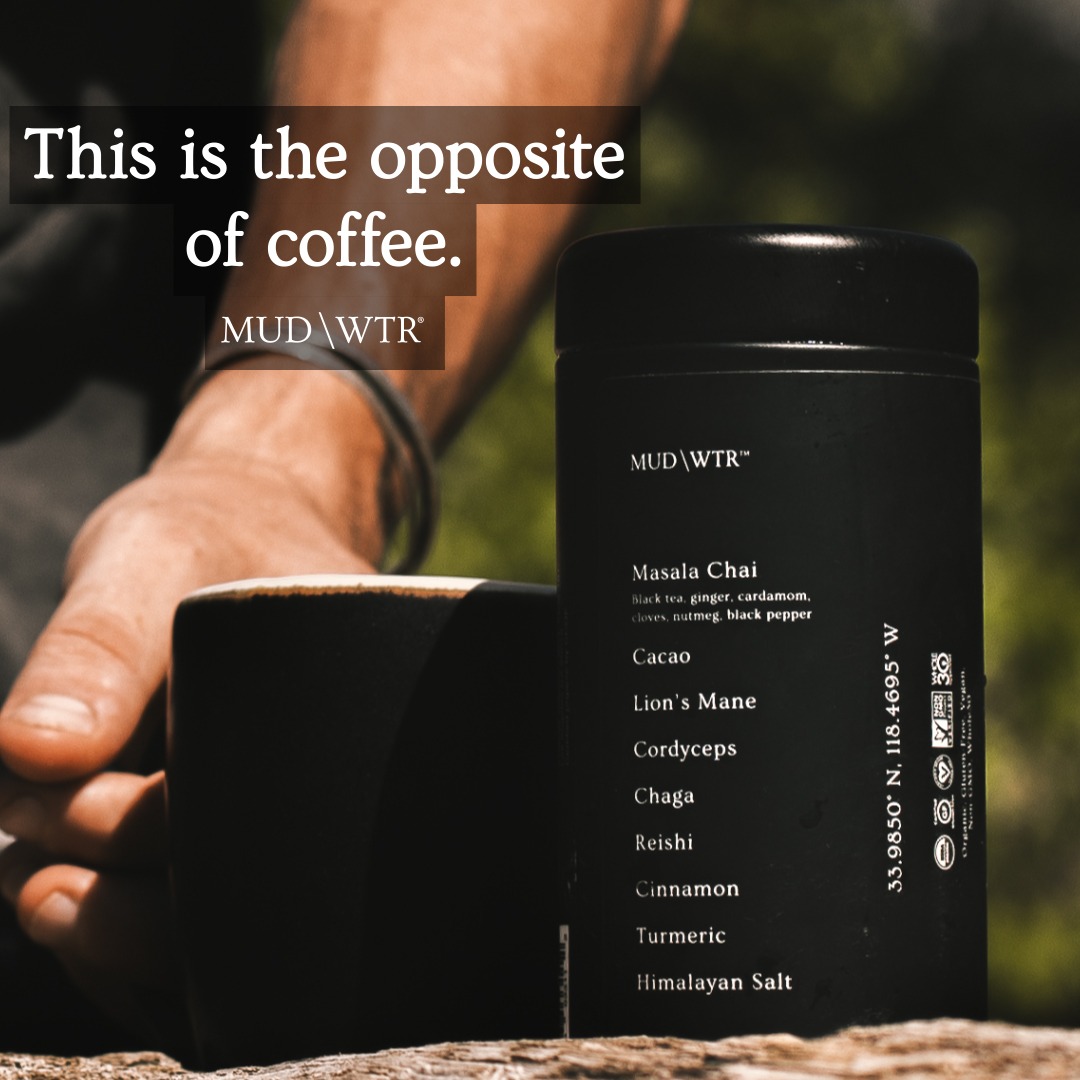 alecisfresh Facebook ad: MUD\WTR: An All Natural Coffee Replacement