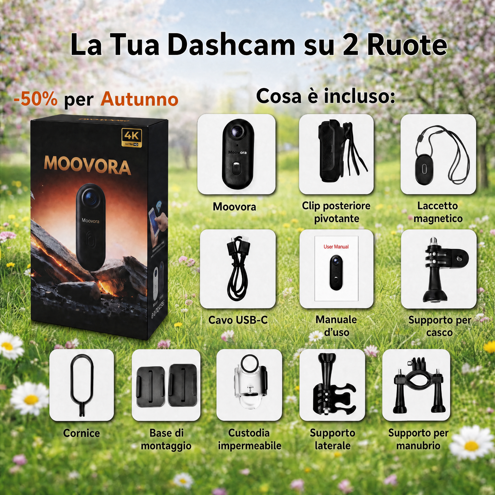 Moovora Italia Facebook ad: Divertiti. Moovora si occuperà del resto.