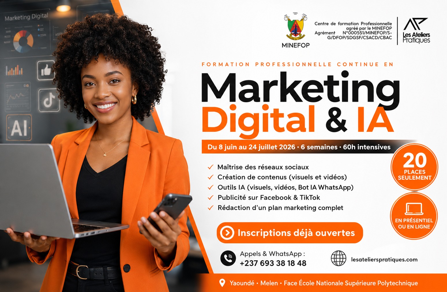 Les Ateliers Pratiques Facebook ad