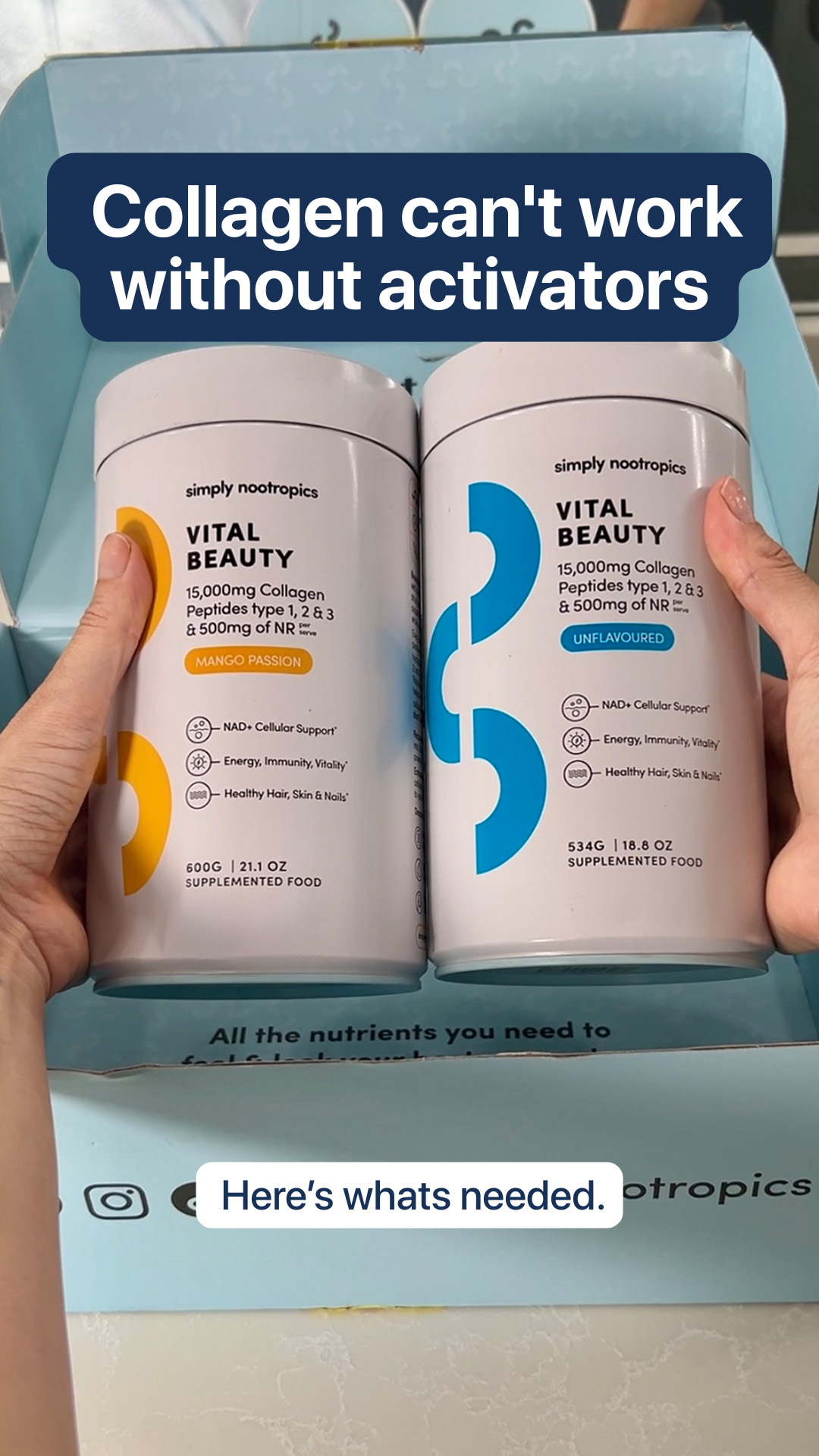 Simply Nootropics Facebook ad