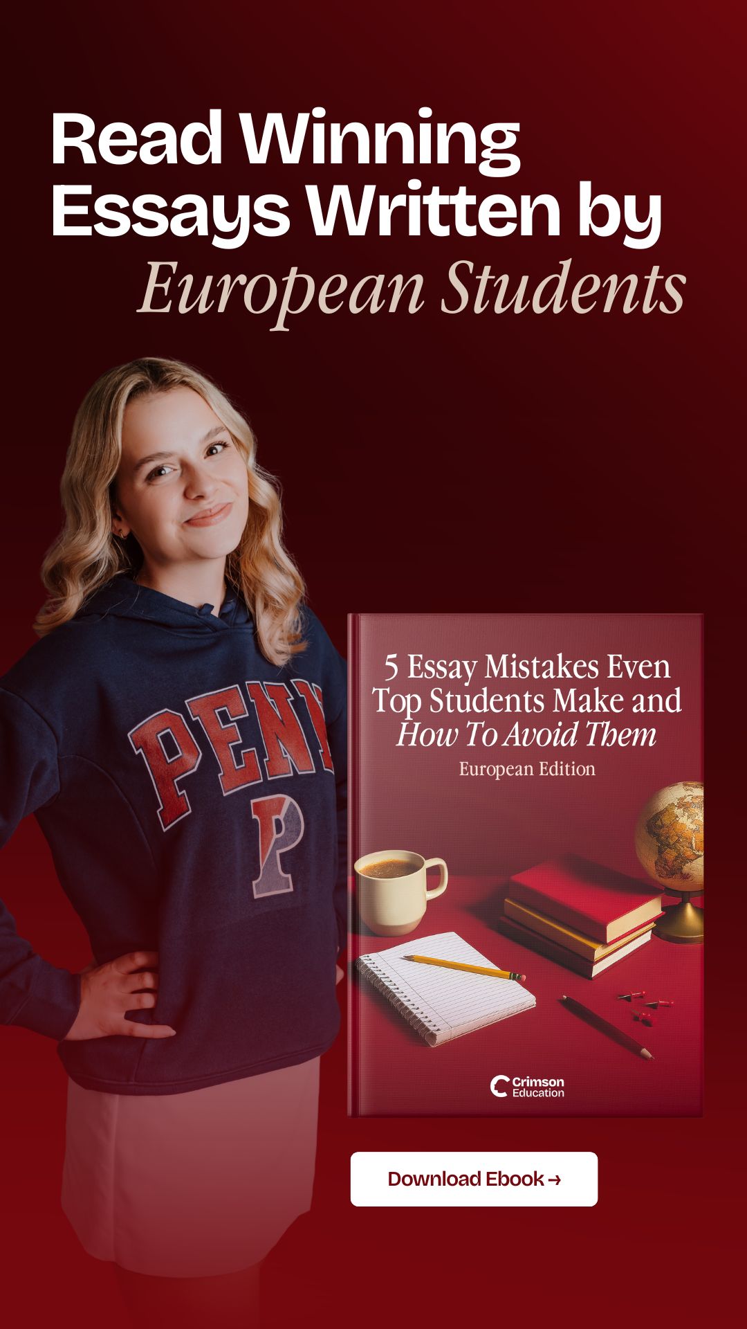 Crimson Education Facebook ad
