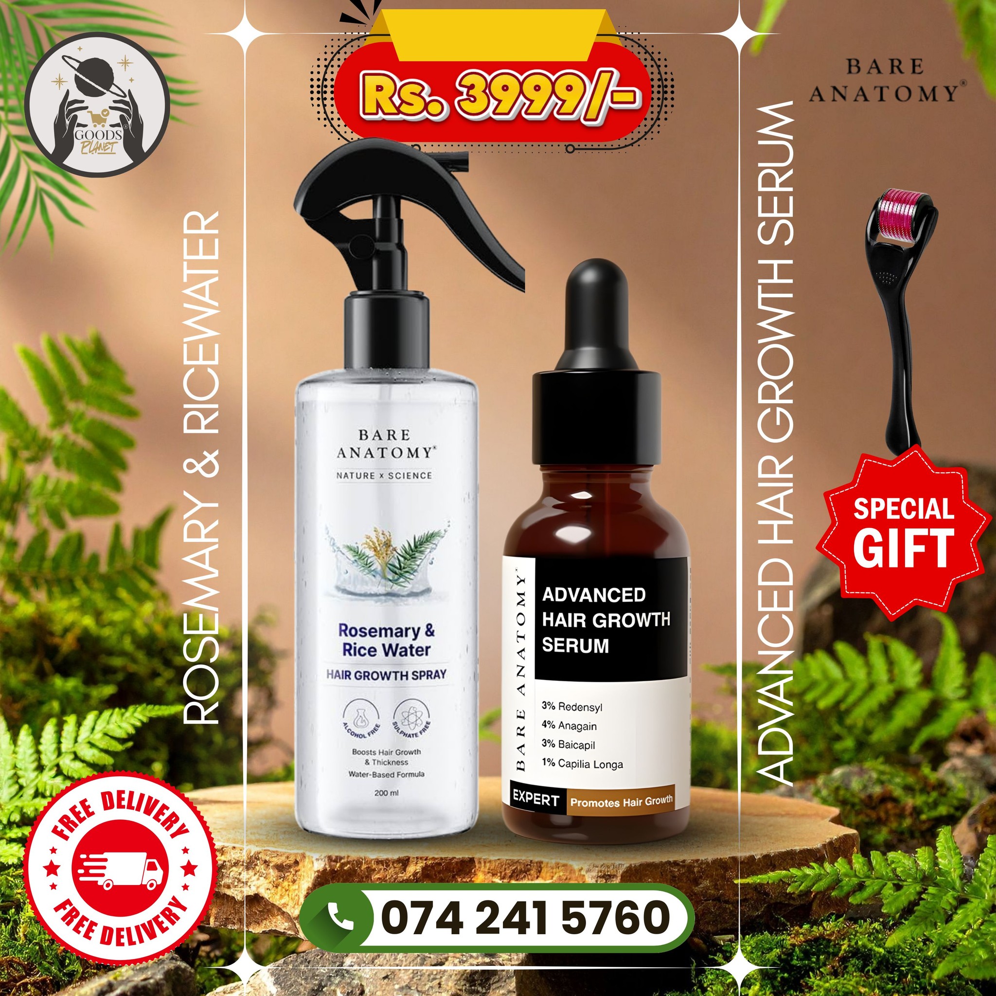 Goods Planet Facebook ad: Transform Your Hair Naturally!