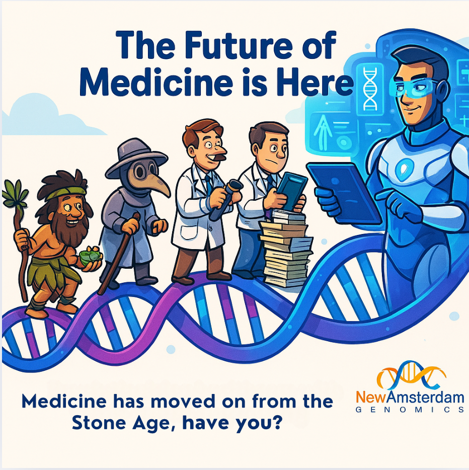 New Amsterdam Genomics Facebook ad: #1 DNA Test for Doctors