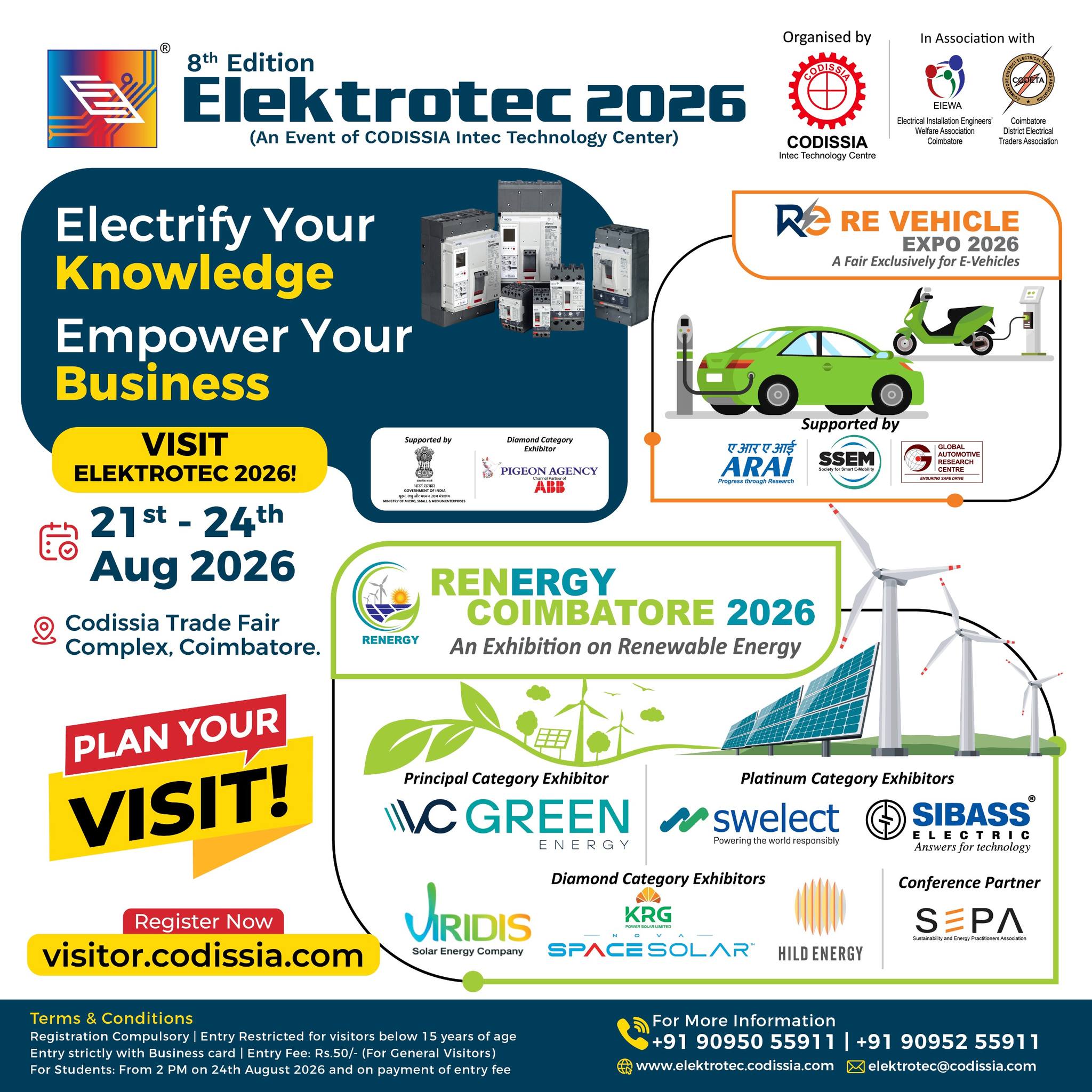 Elektrotec Facebook ad: Register Now - Codissia
