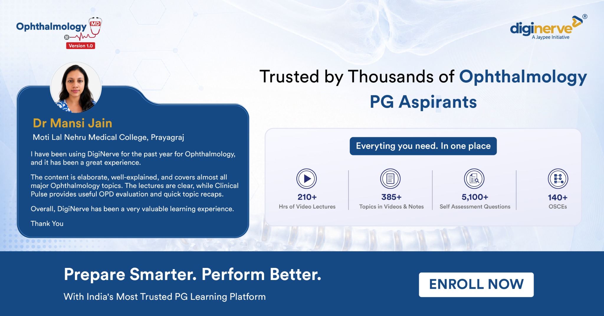 DigiNerve - PG & Professional Facebook ad: Unlock Exclusive Benefits, Use code DMOPHTHAL10