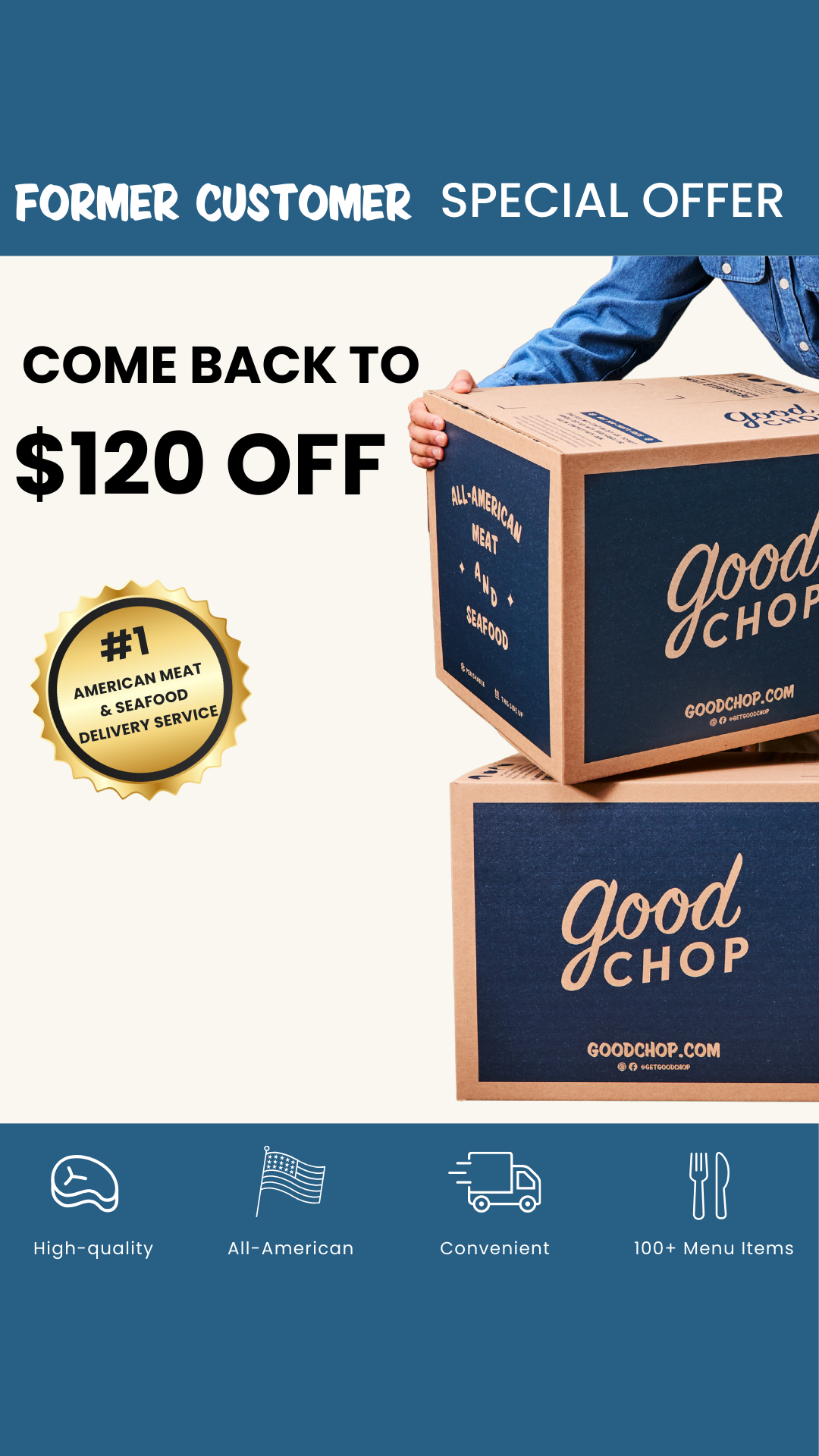 GoodChop Facebook ad