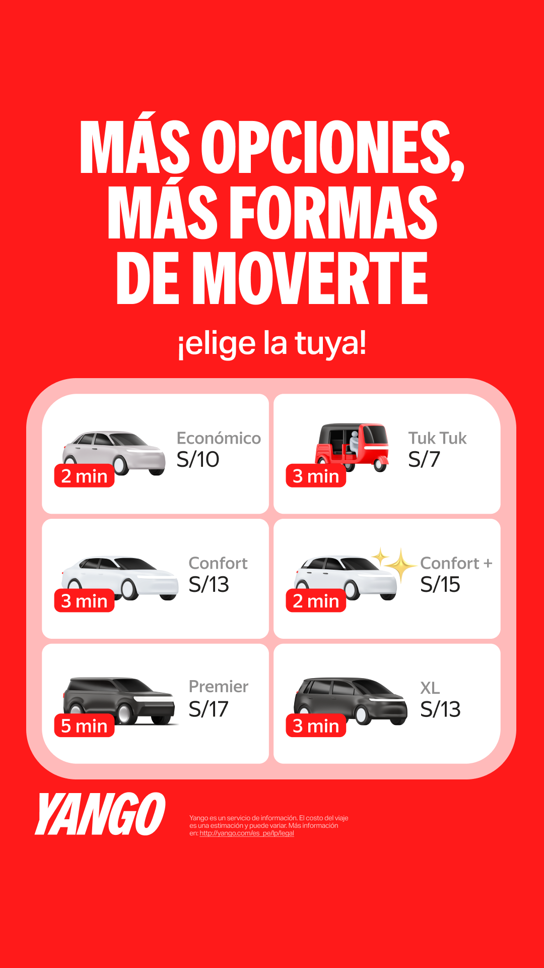 Yango Peru Facebook ad from Jun 19, 2026