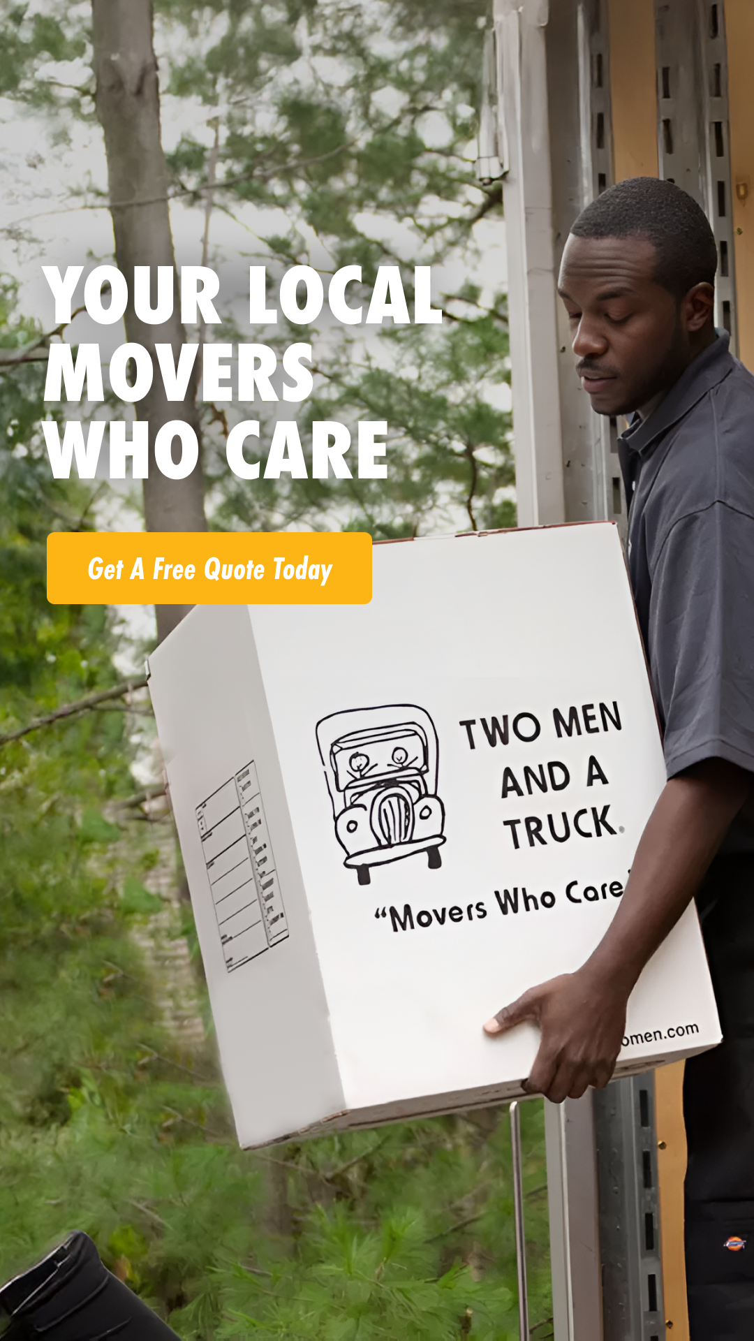 Two Men and a Truck San Antonio Facebook ad