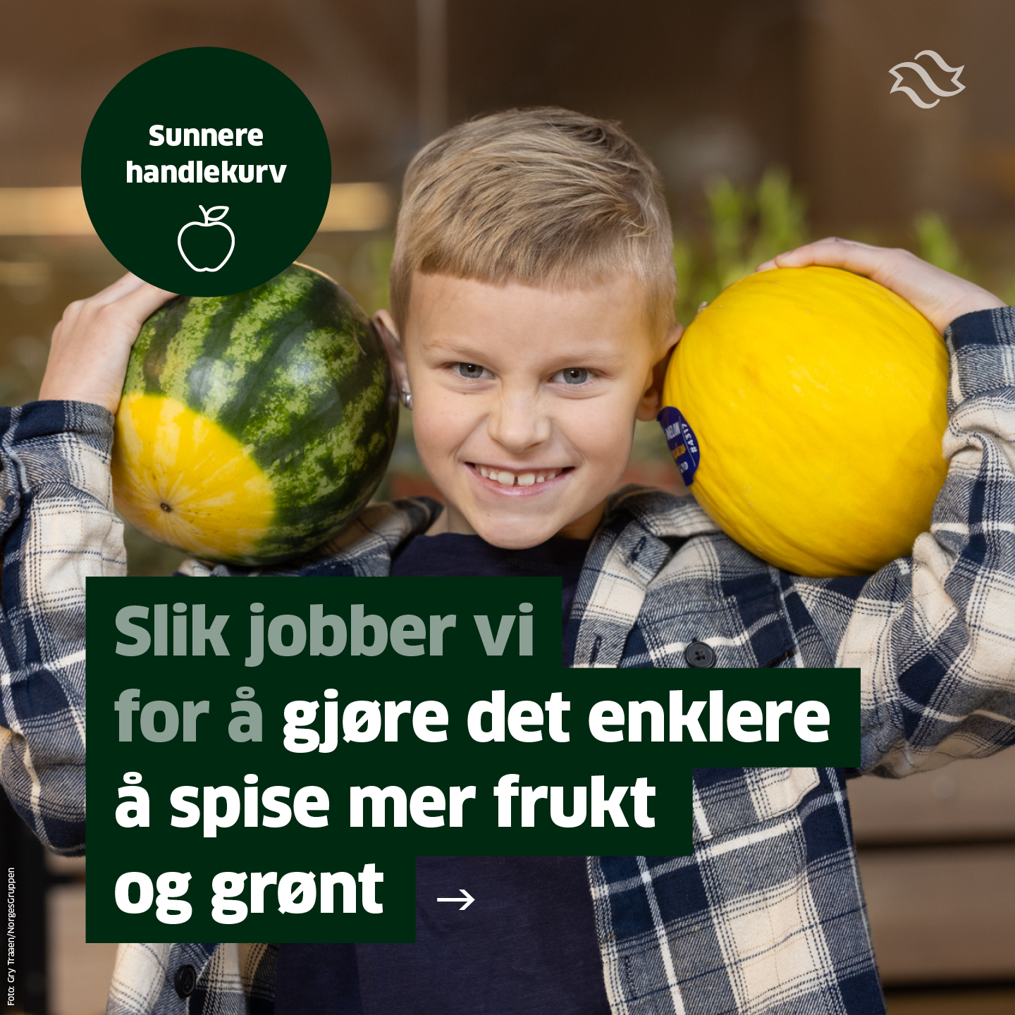 NorgesGruppen ASA Facebook ad: Hver dag går vi på jobb med mål…